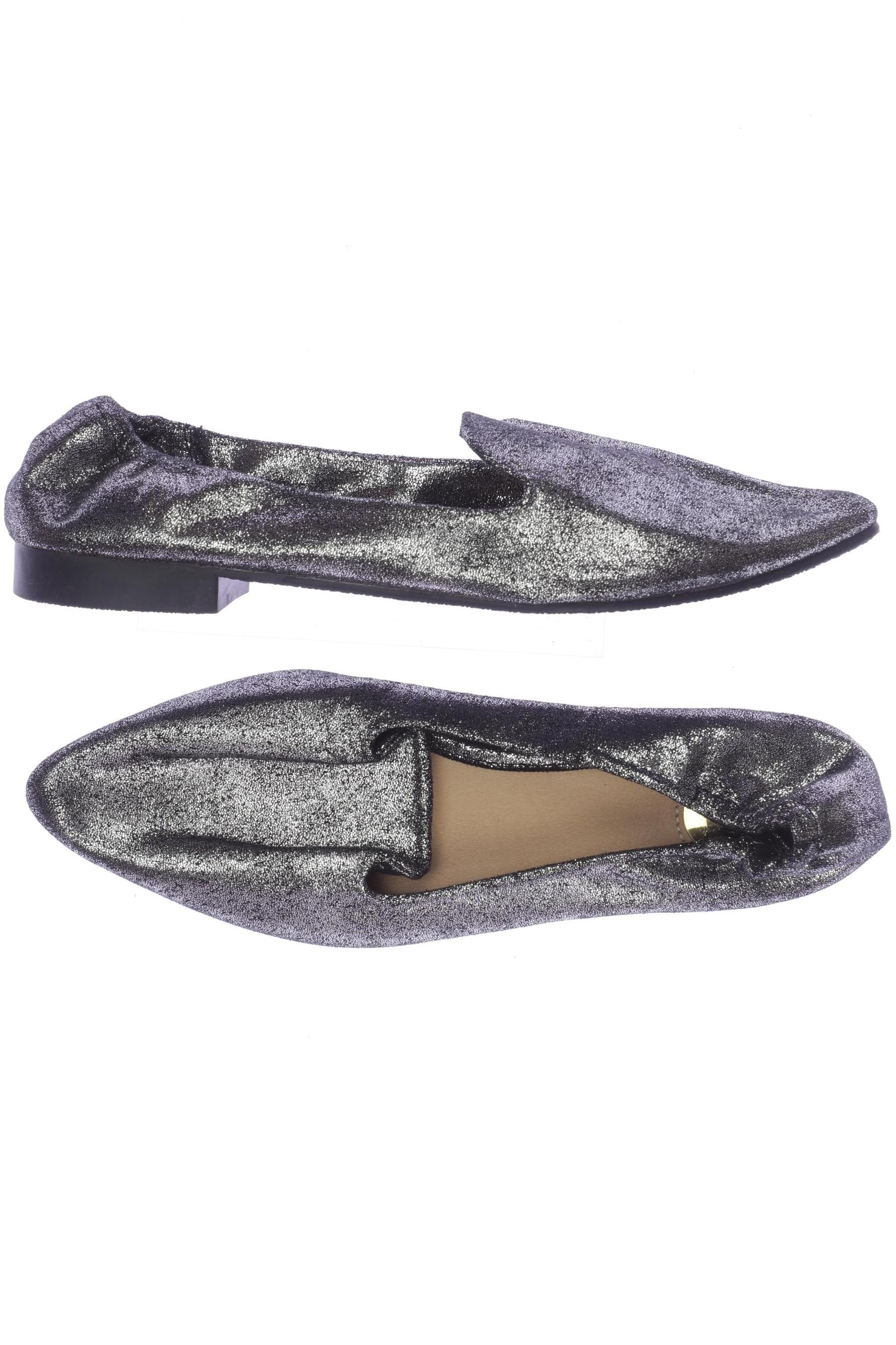 

Buffalo London Damen Ballerinas, silber, Gr. 39
