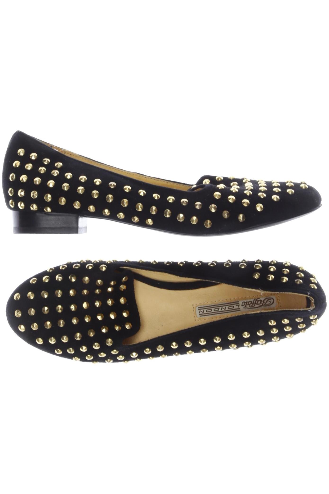 

Buffalo London Damen Halbschuh, schwarz, Gr. 38