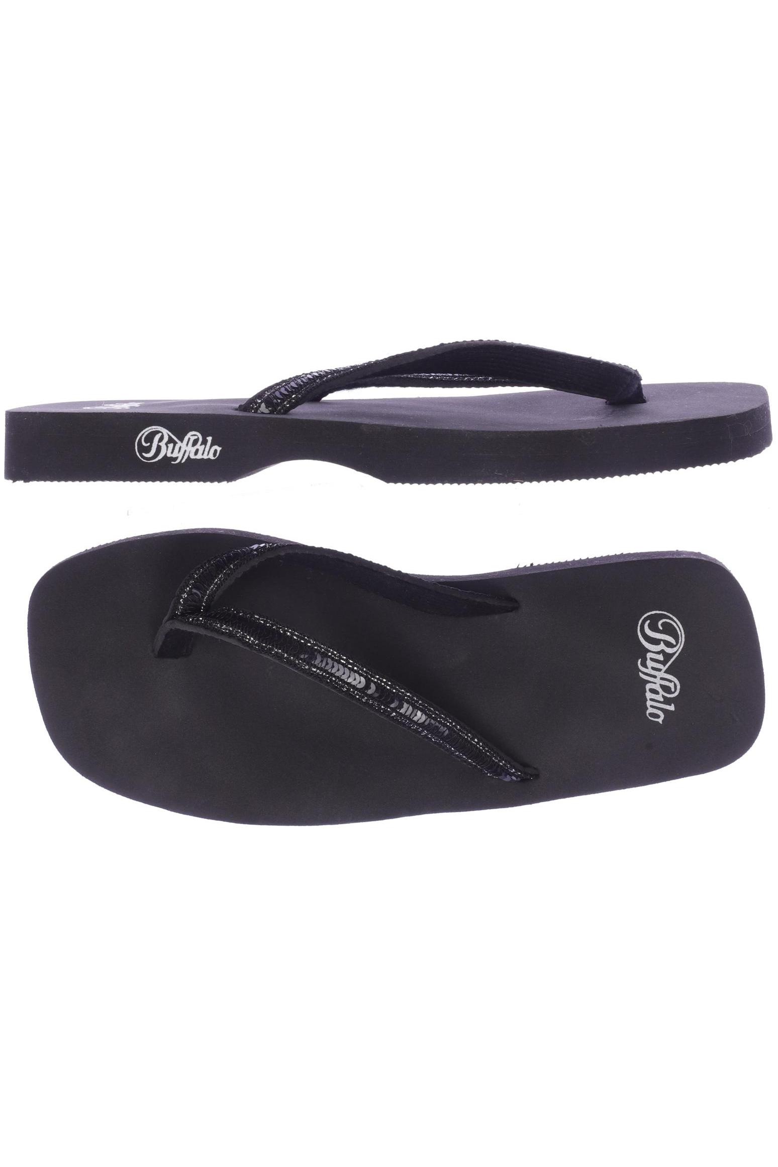 

Buffalo London Damen Sandale, schwarz, Gr. 38