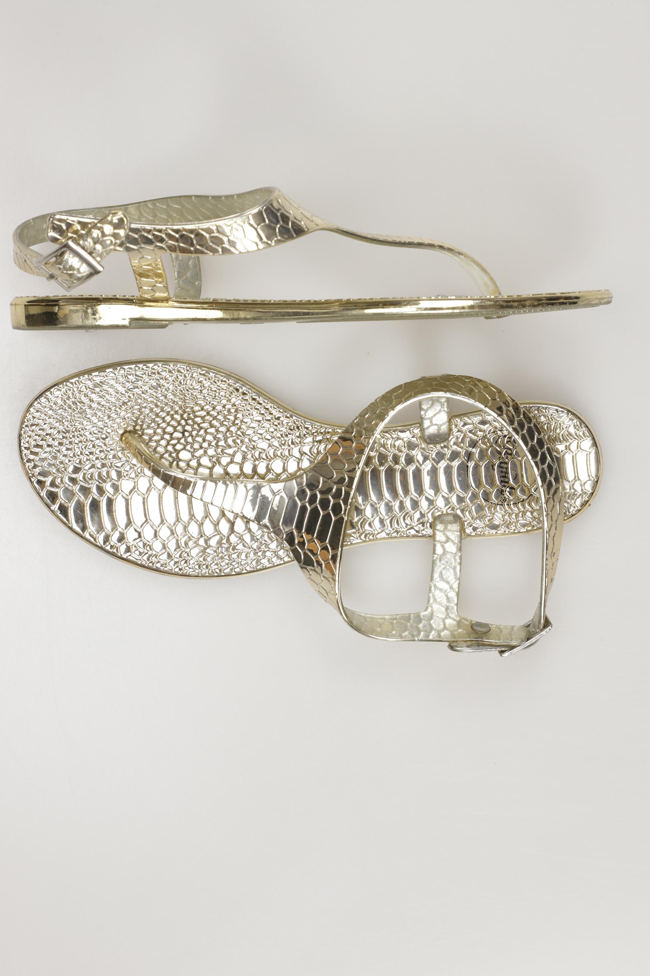 

Buffalo London Damen Sandale, gold, Gr. 38