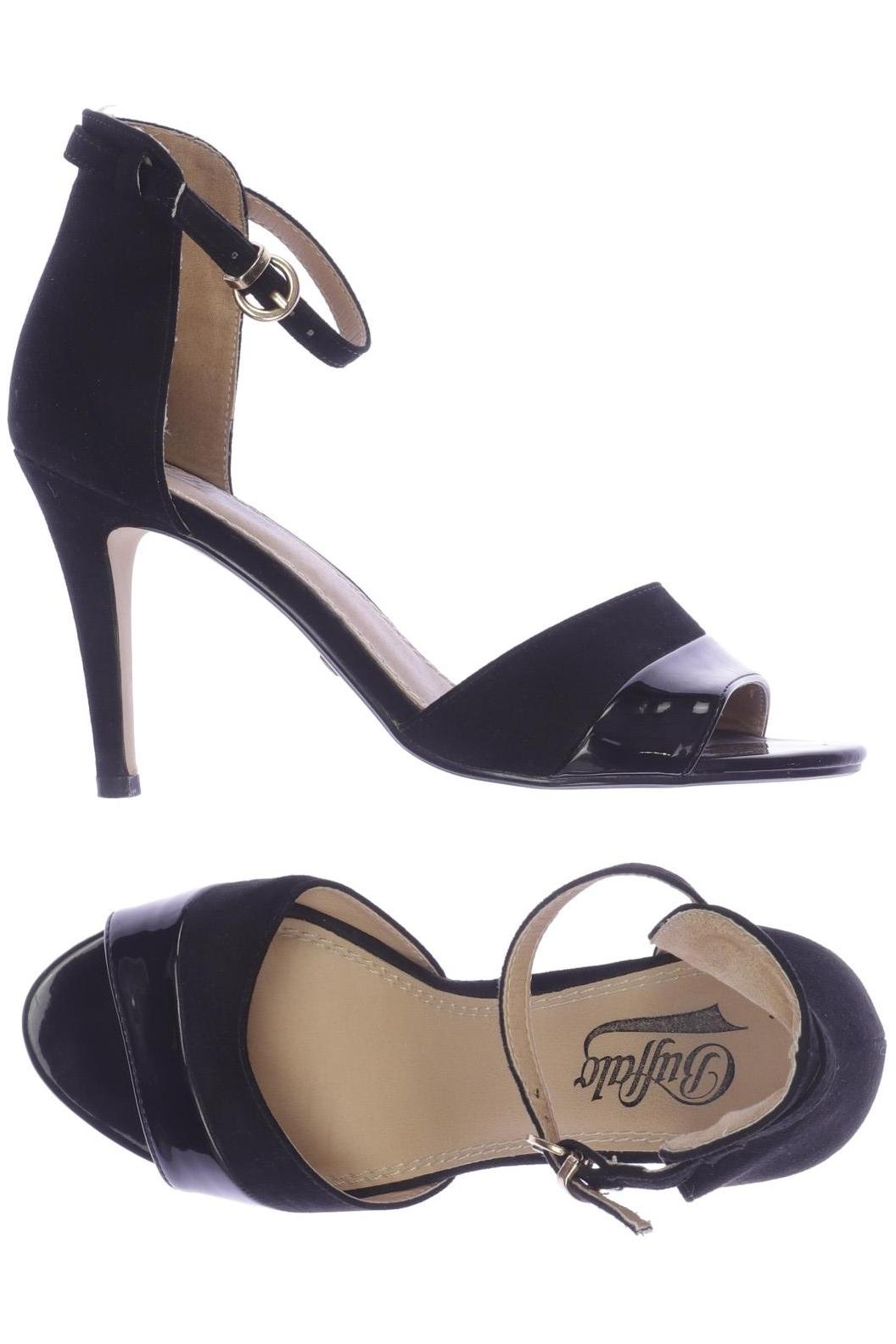 

Buffalo London Damen Sandale, schwarz, Gr. 38