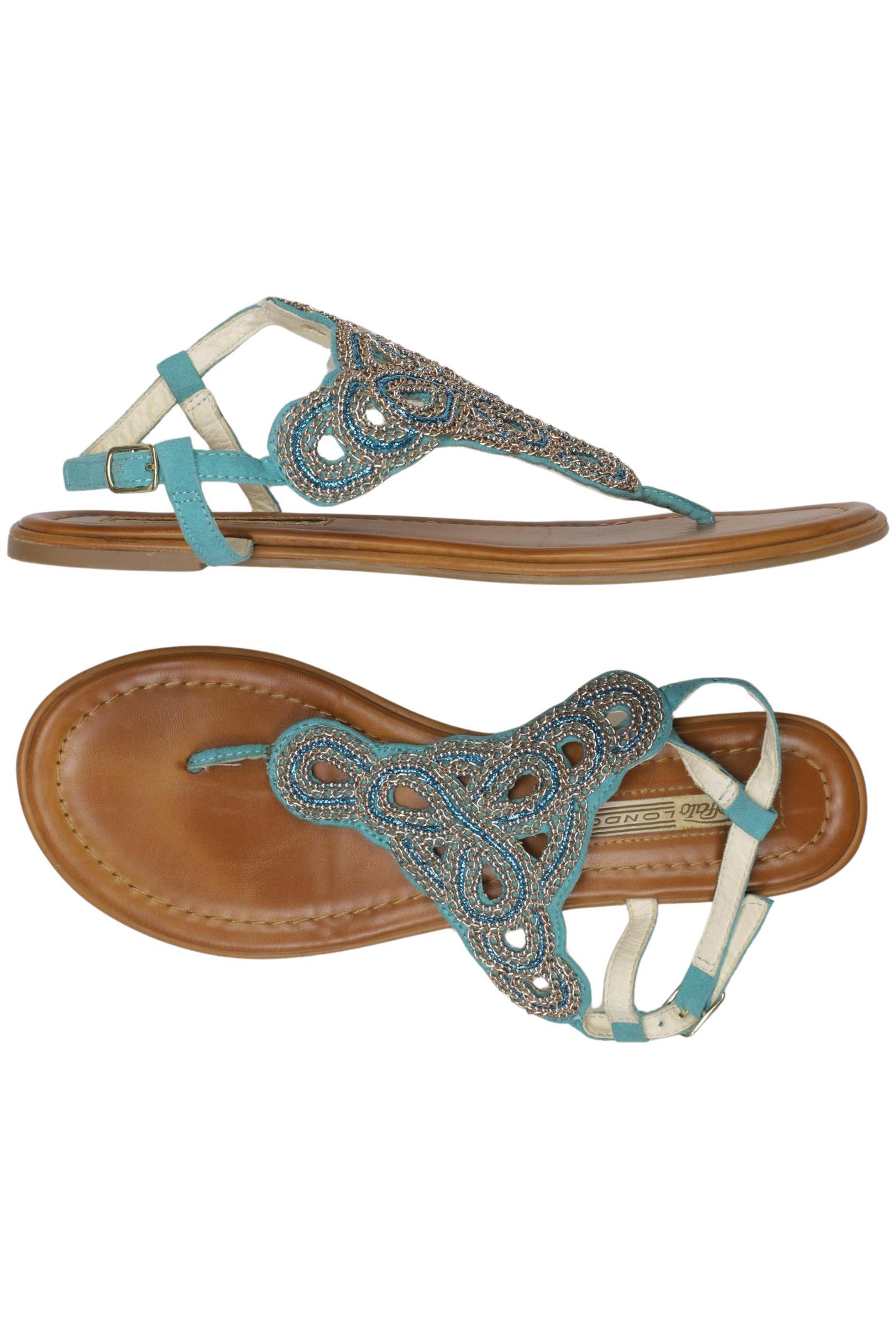 

Buffalo London Damen Sandale, türkis, Gr. 39