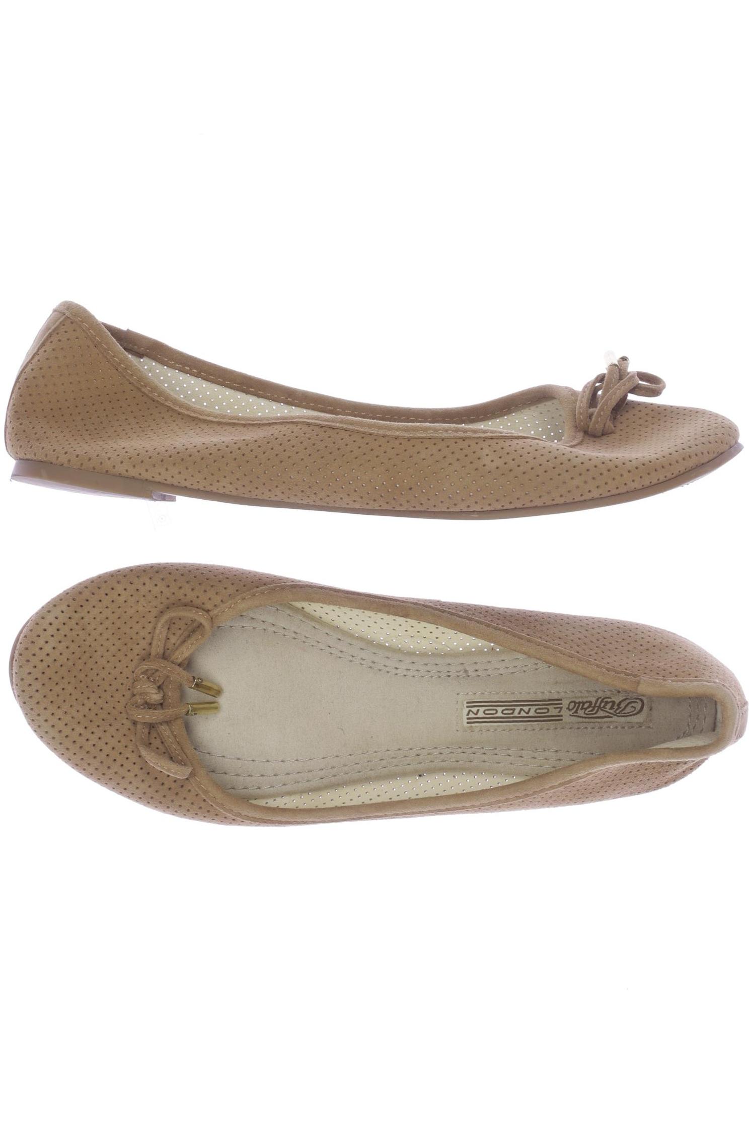 

Buffalo London Damen Ballerinas, beige, Gr. 39