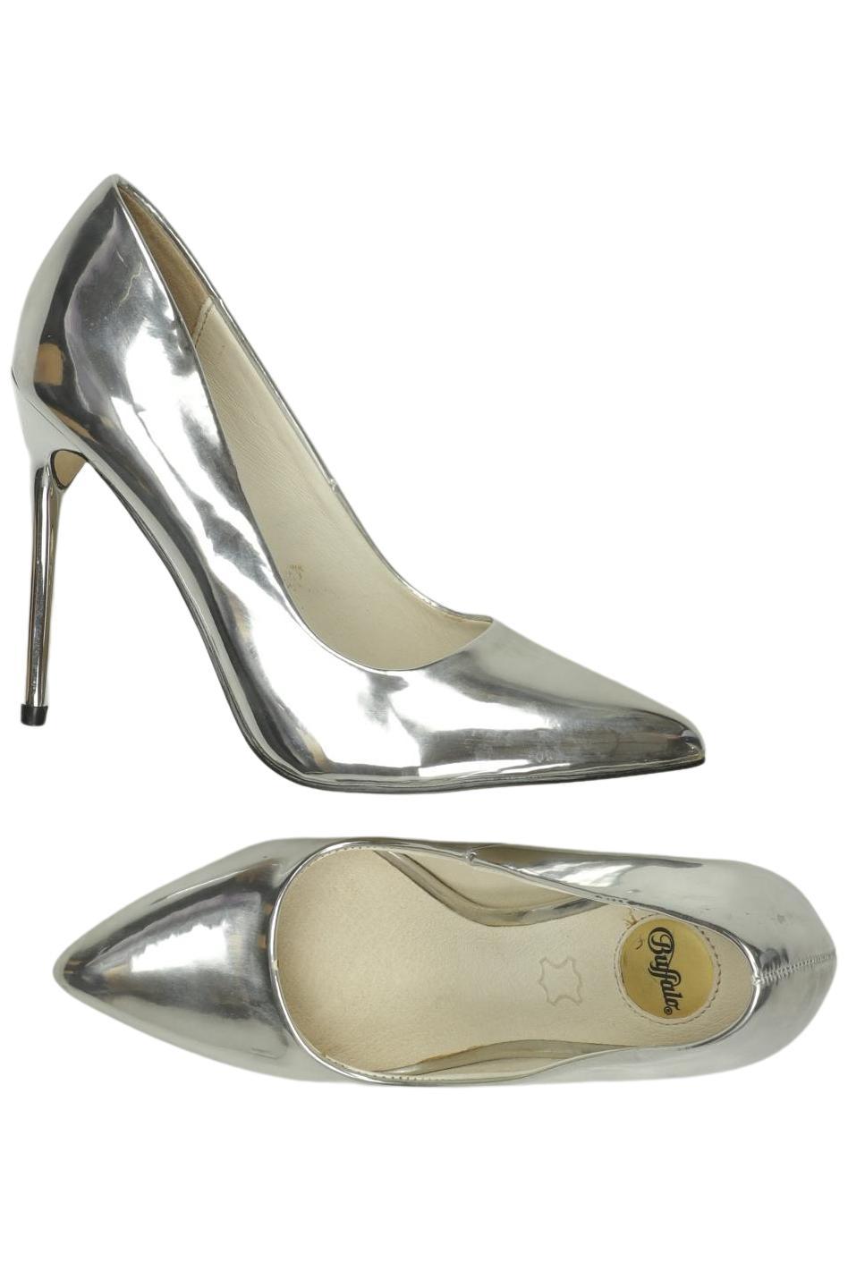 

Buffalo London Damen Pumps, silber, Gr. 36