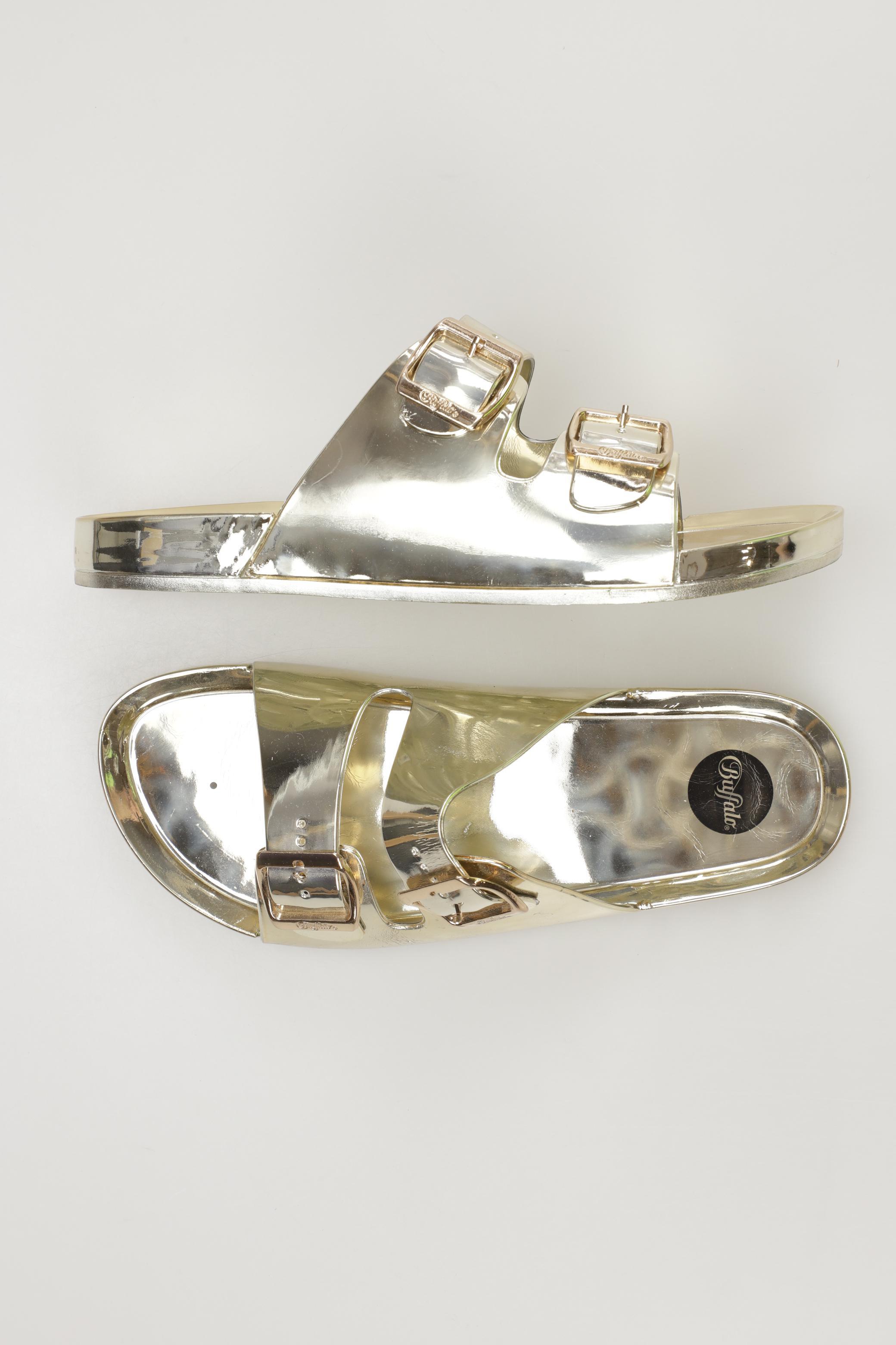 

Buffalo London Damen Sandale, gold, Gr. 39