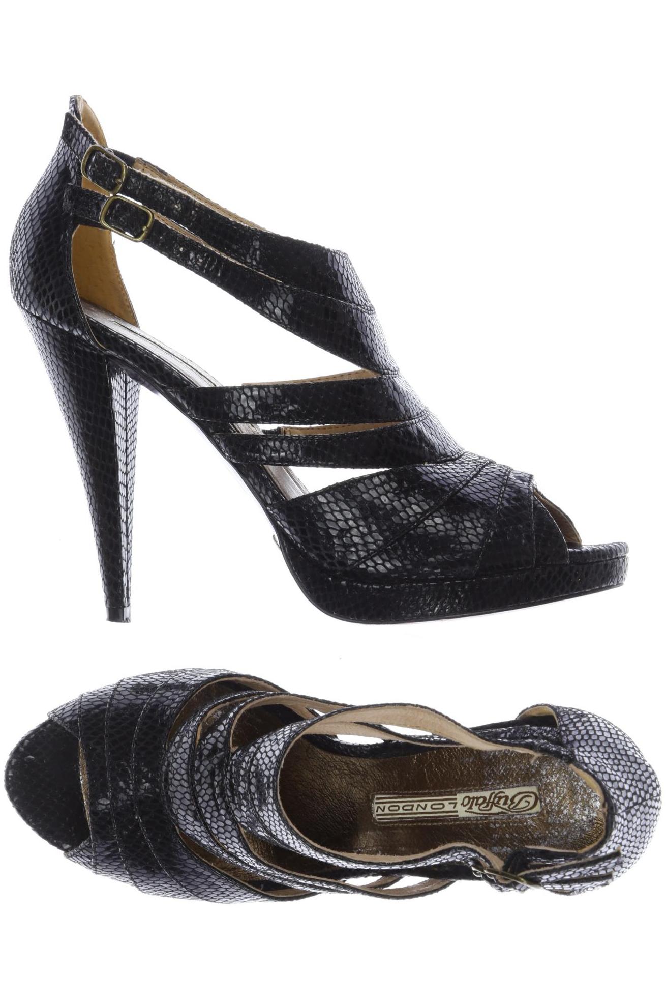 

Buffalo London Damen Sandale, schwarz, Gr. 39