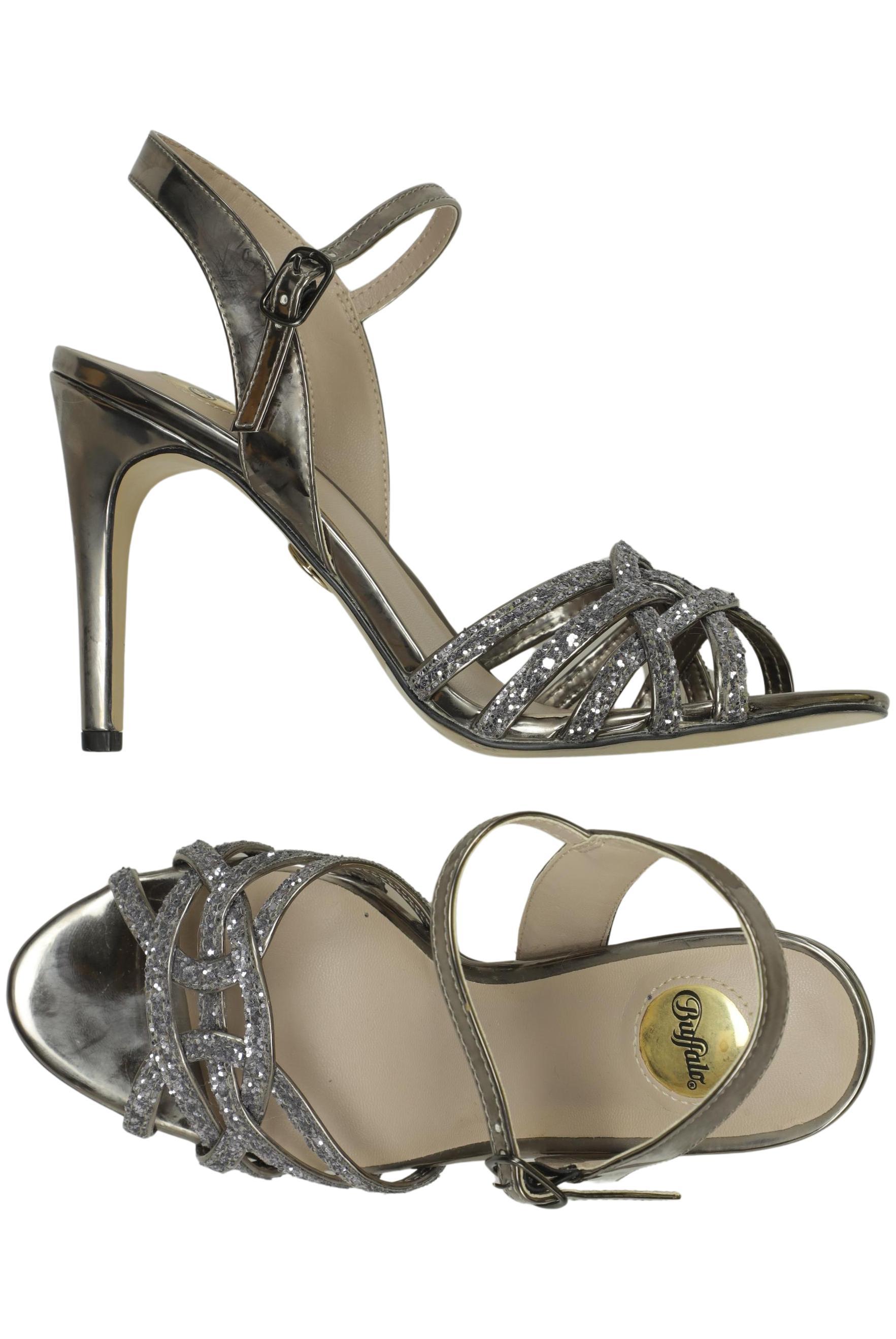 

Buffalo London Damen Pumps, silber, Gr. 38