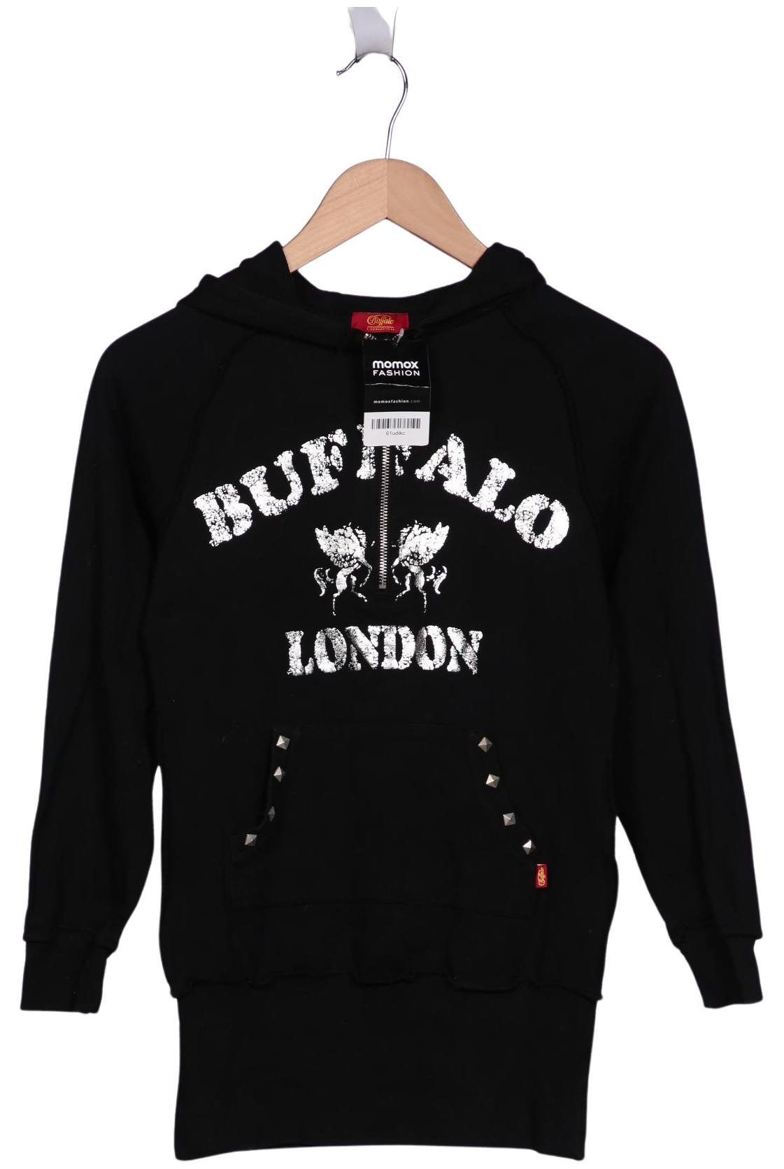 

Buffalo London Damen Kapuzenpullover, grün, Gr. 34