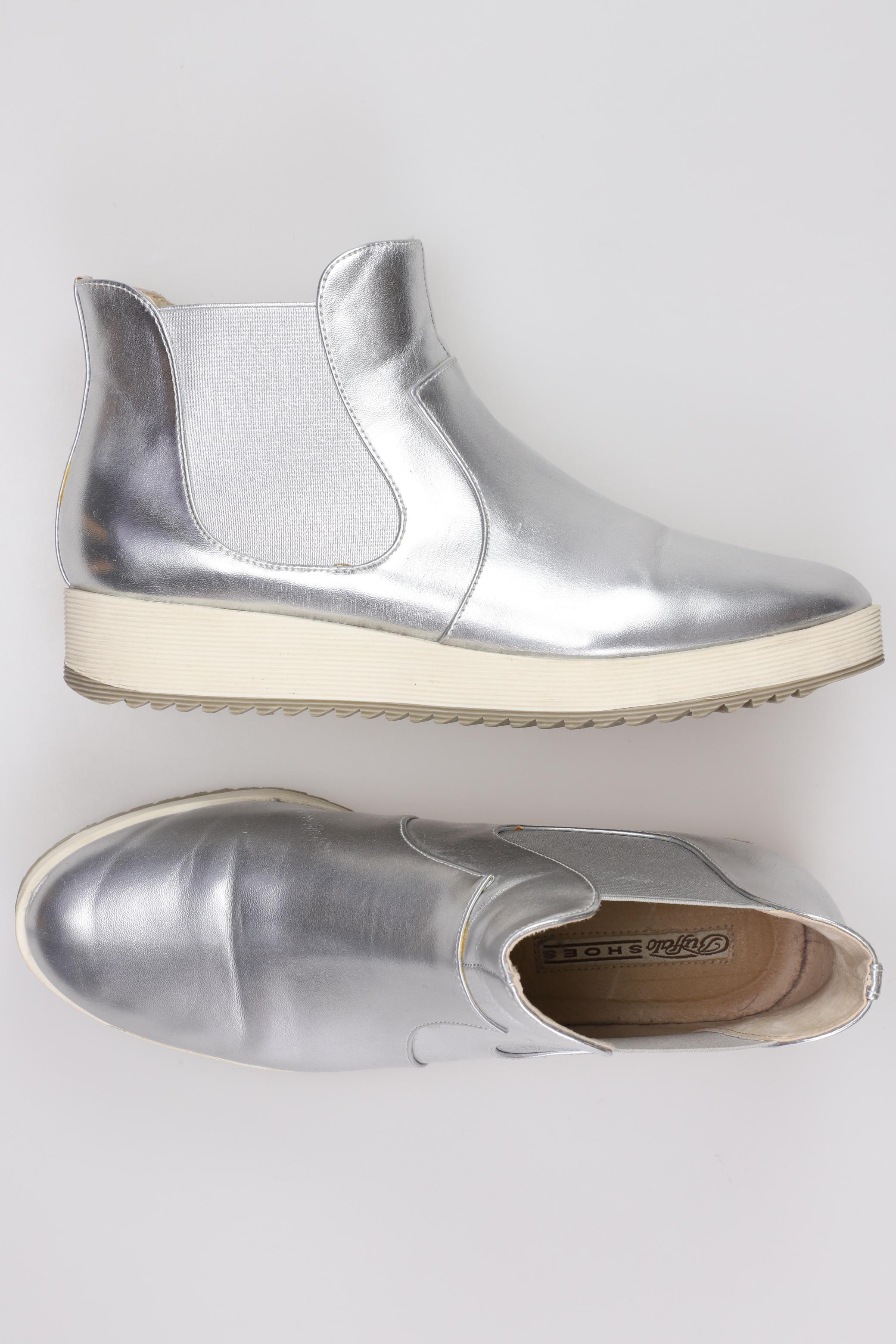

Buffalo London Damen Stiefelette, silber, Gr. 40