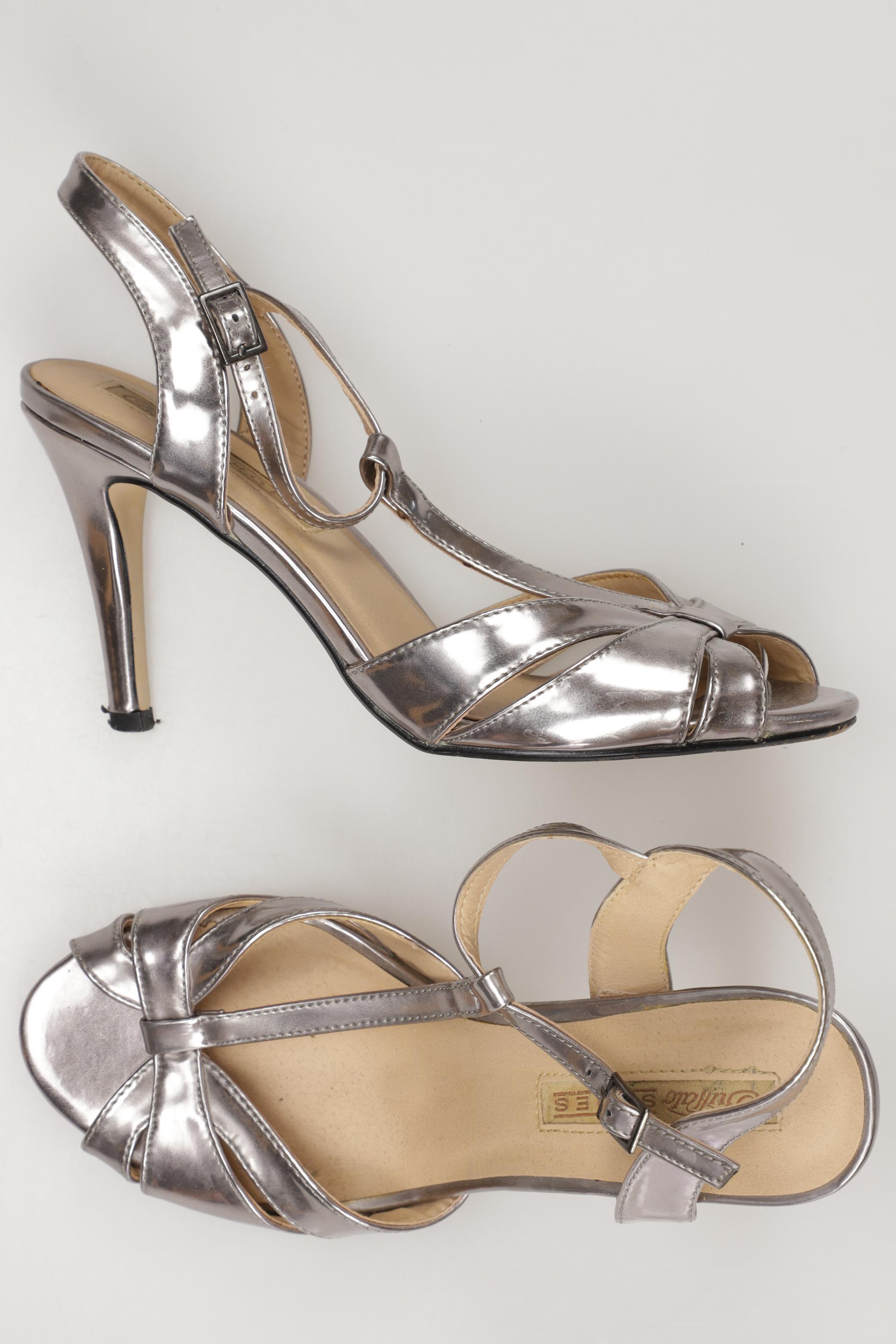 

Buffalo London Damen Pumps, silber, Gr. 39