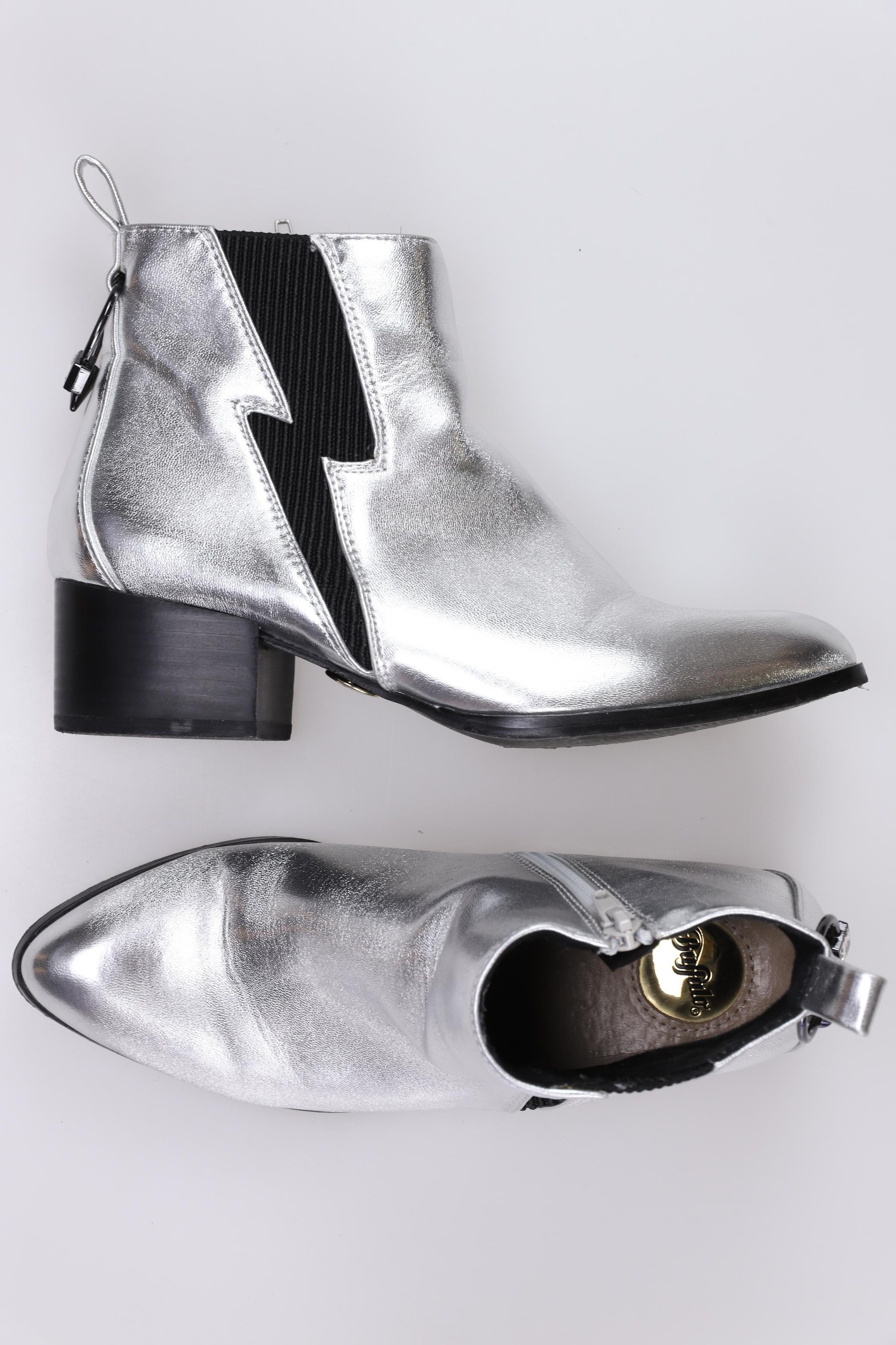

Buffalo London Damen Stiefelette, silber, Gr. 37