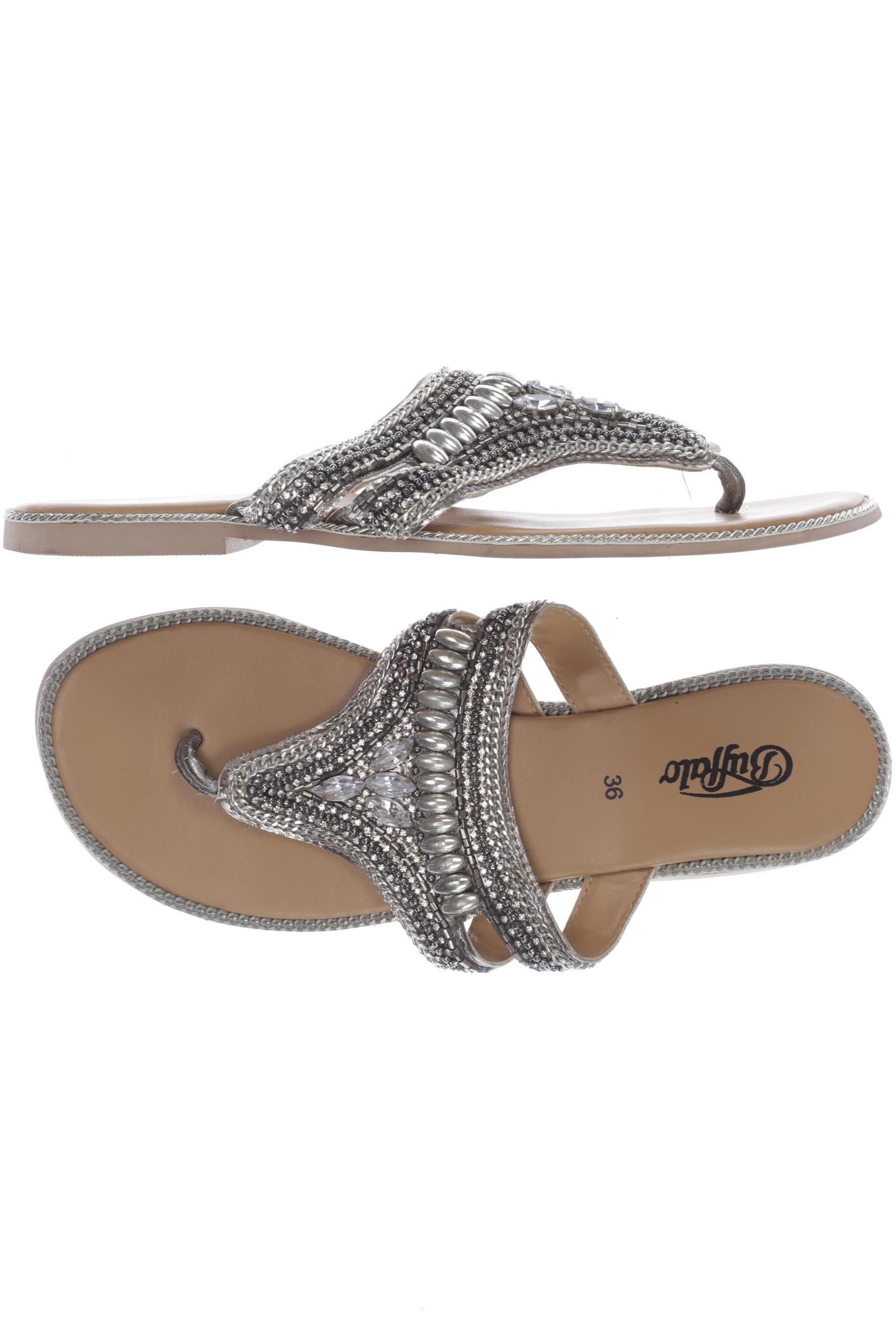 

Buffalo London Damen Sandale, silber, Gr. 36