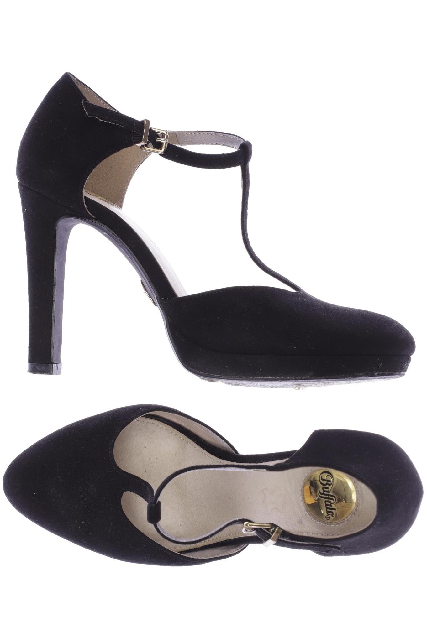 

Buffalo LONDON Damen Sandale, schwarz