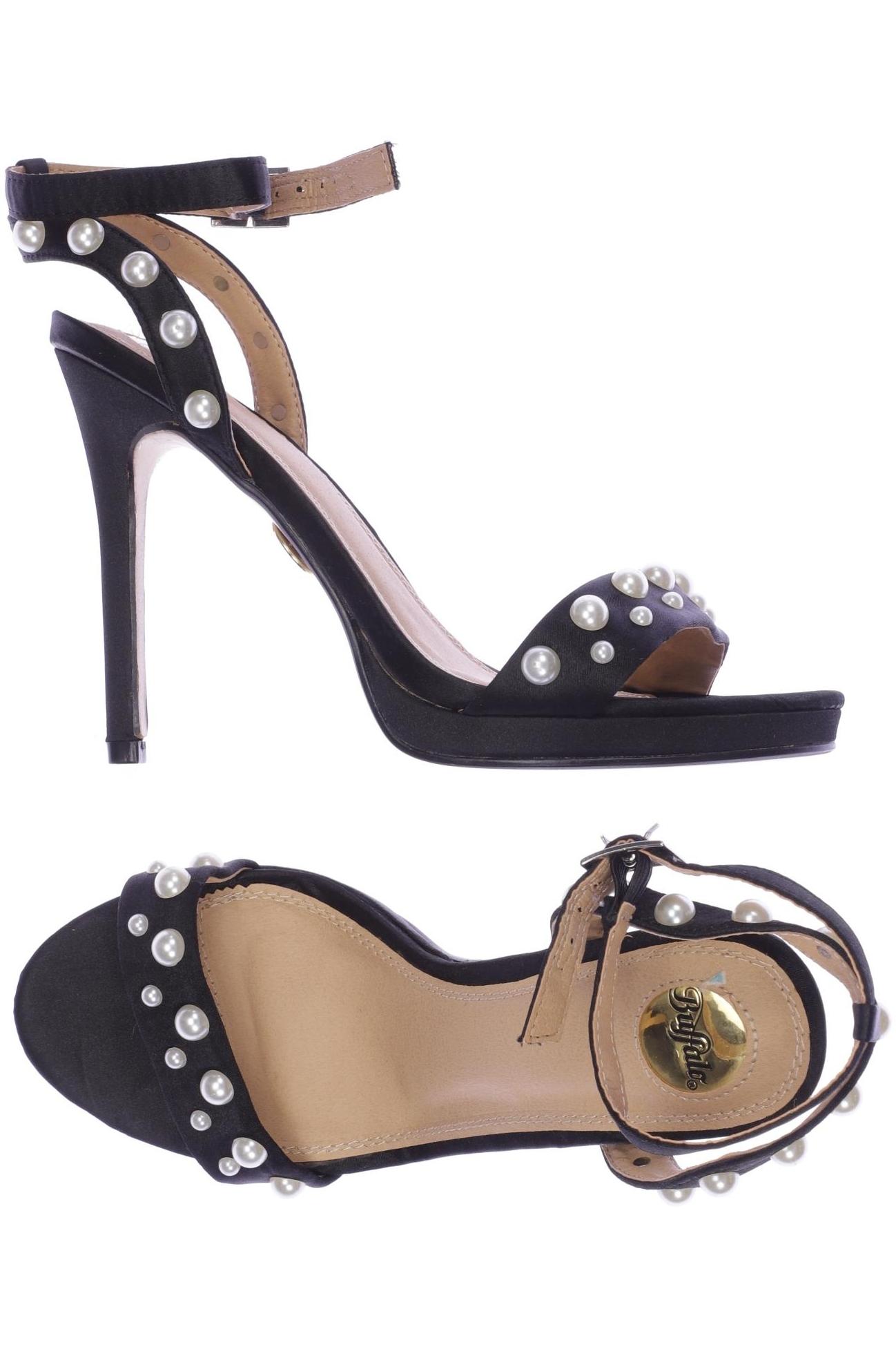 

Buffalo London Damen Sandale, schwarz, Gr. 39