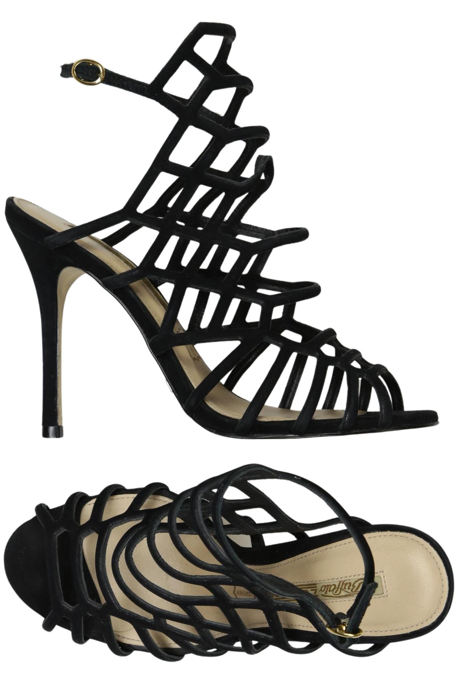 

Buffalo London Damen Sandale, schwarz, Gr. 38