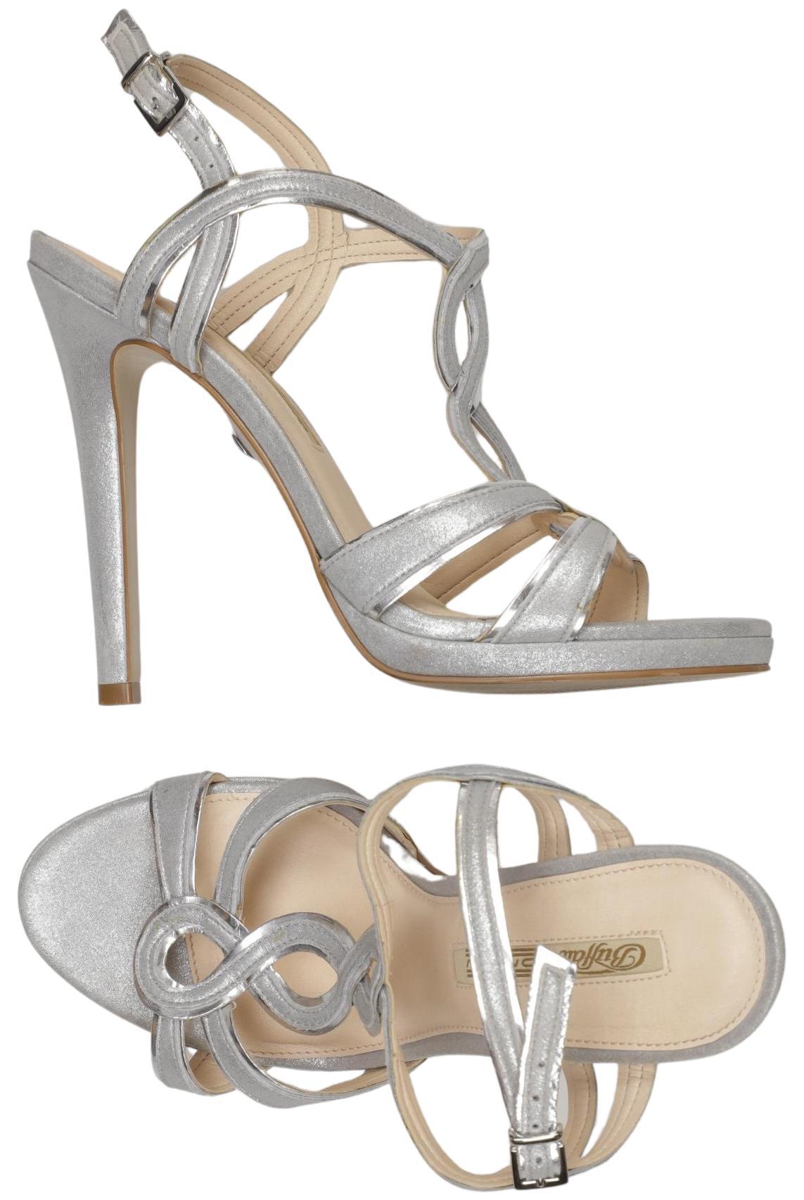 

Buffalo London Damen Sandale, silber, Gr. 38