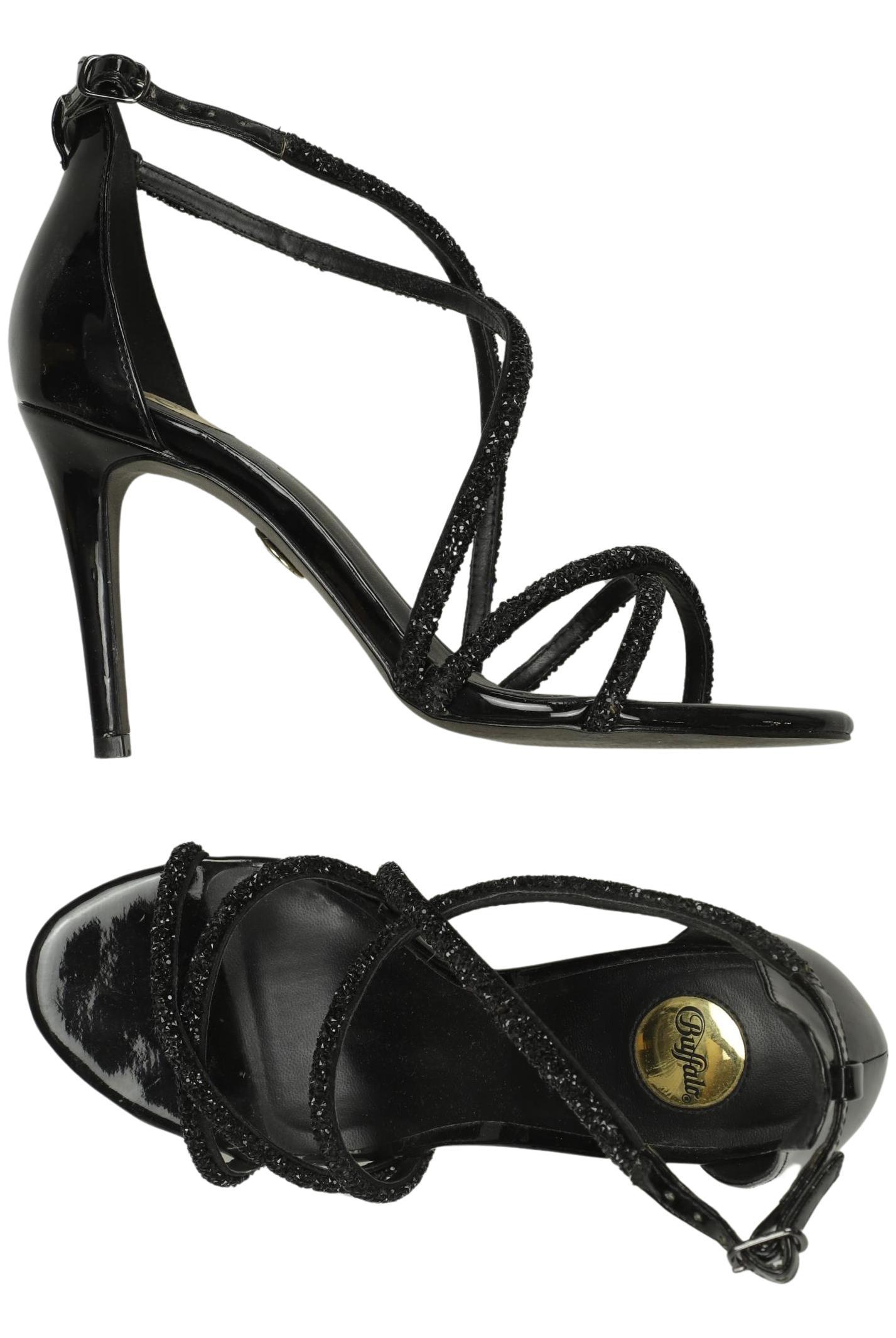 

Buffalo London Damen Sandale, schwarz, Gr. 38