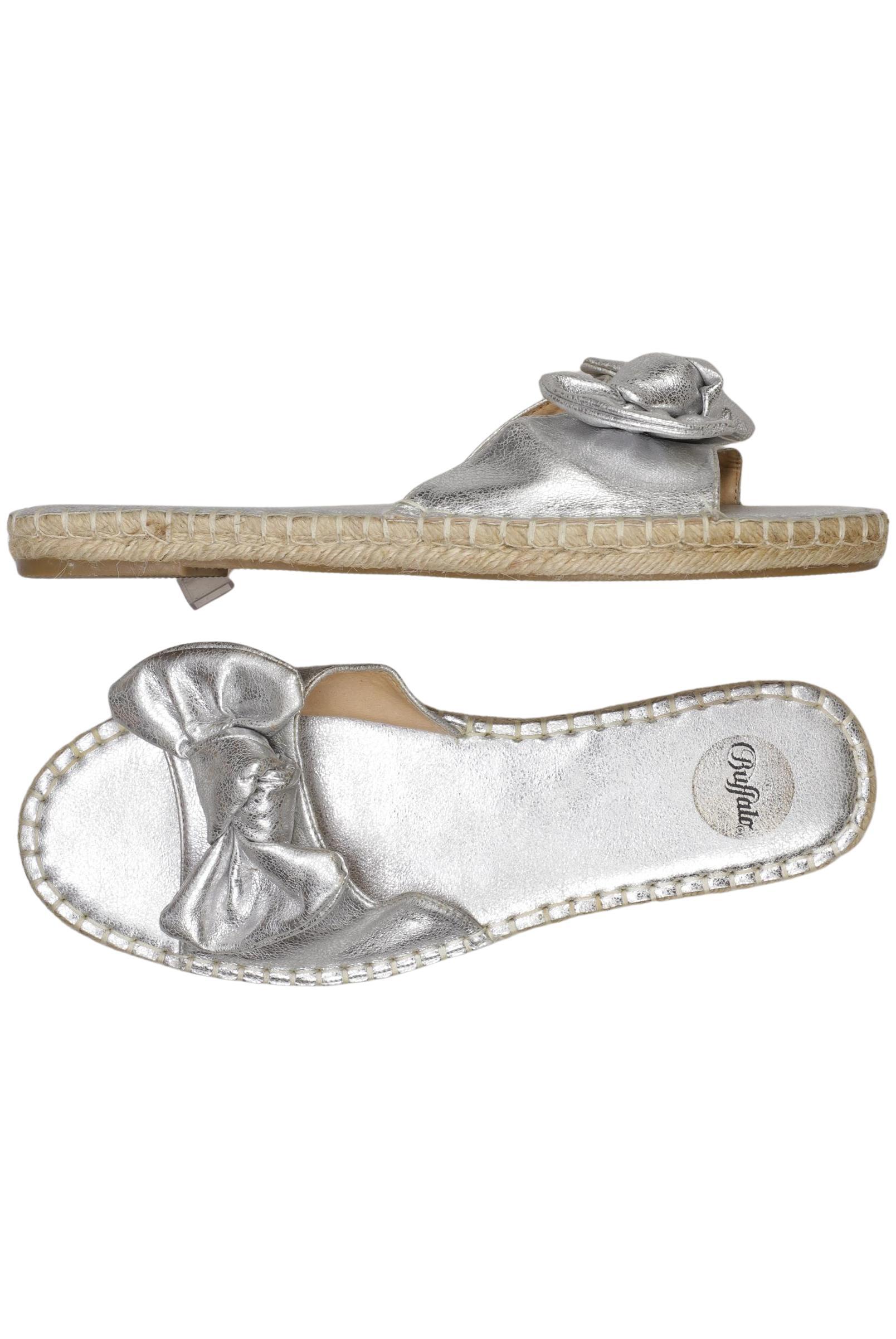 

Buffalo London Damen Sandale, silber, Gr. 40