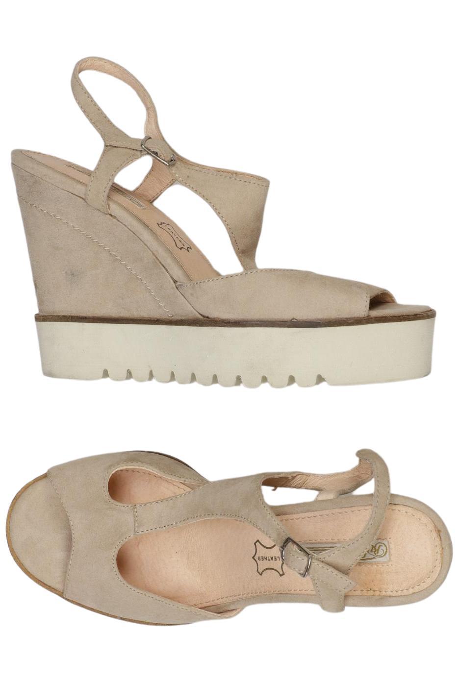 

Buffalo London Damen Sandale, beige, Gr. 38