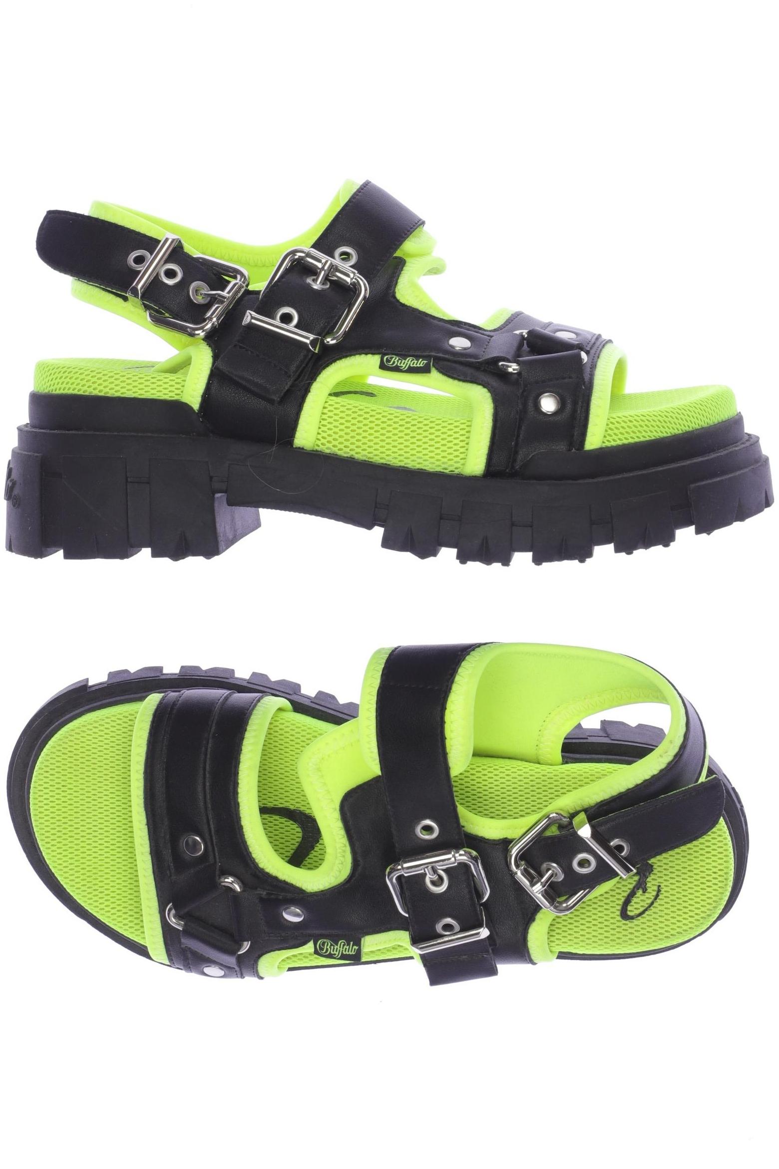 

Buffalo London Damen Sandale, schwarz, Gr. 39