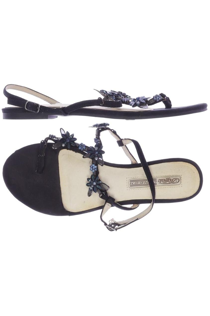 

Buffalo London Damen Sandale, schwarz, Gr. 39