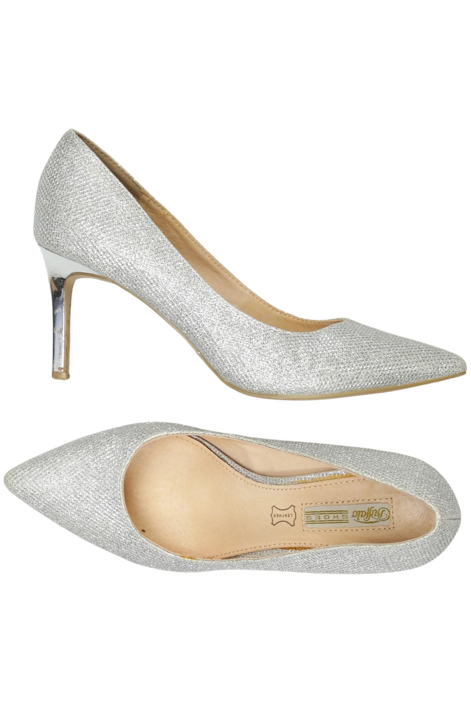 

Buffalo London Damen Pumps, silber, Gr. 39