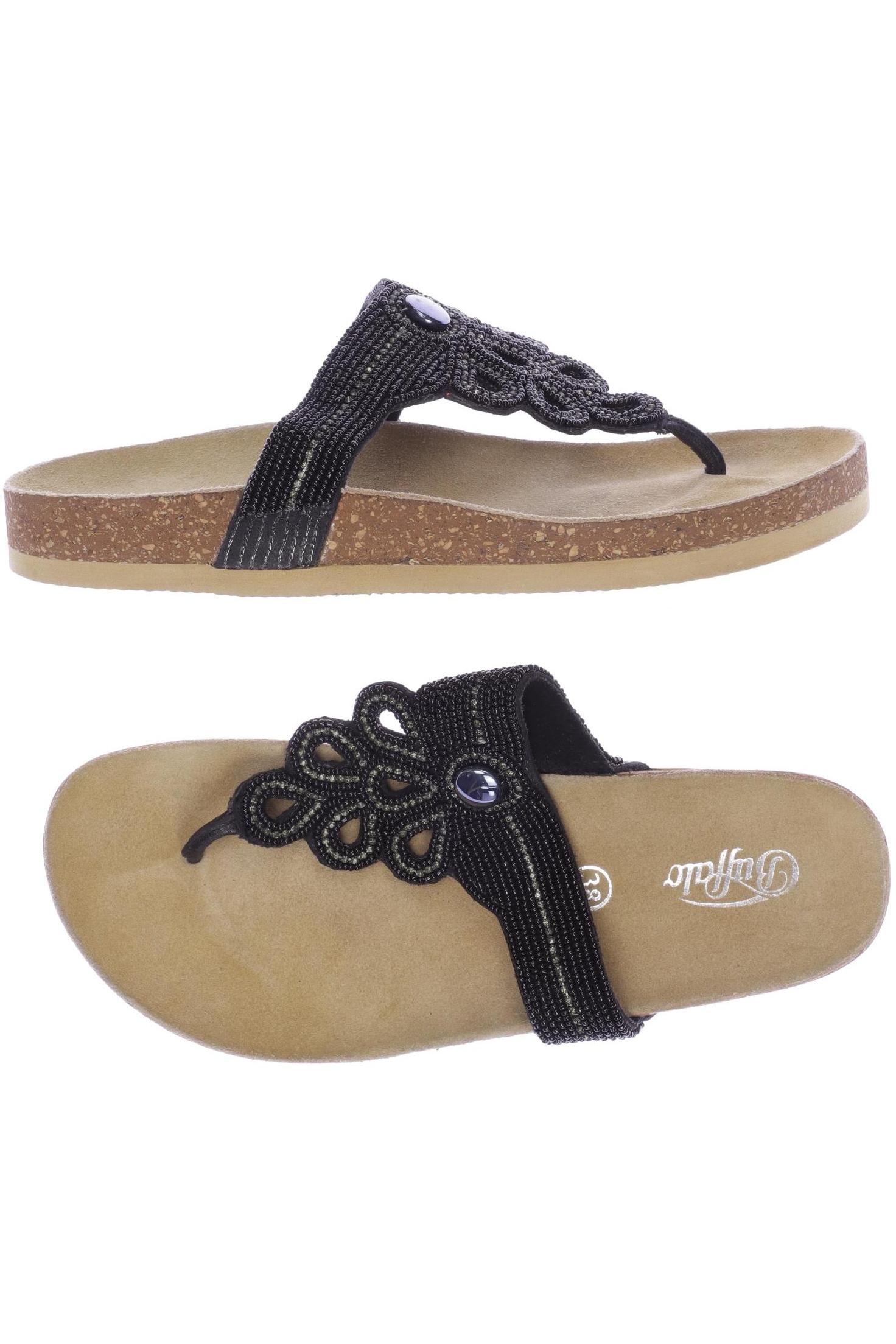 

Buffalo London Damen Sandale, schwarz, Gr. 38