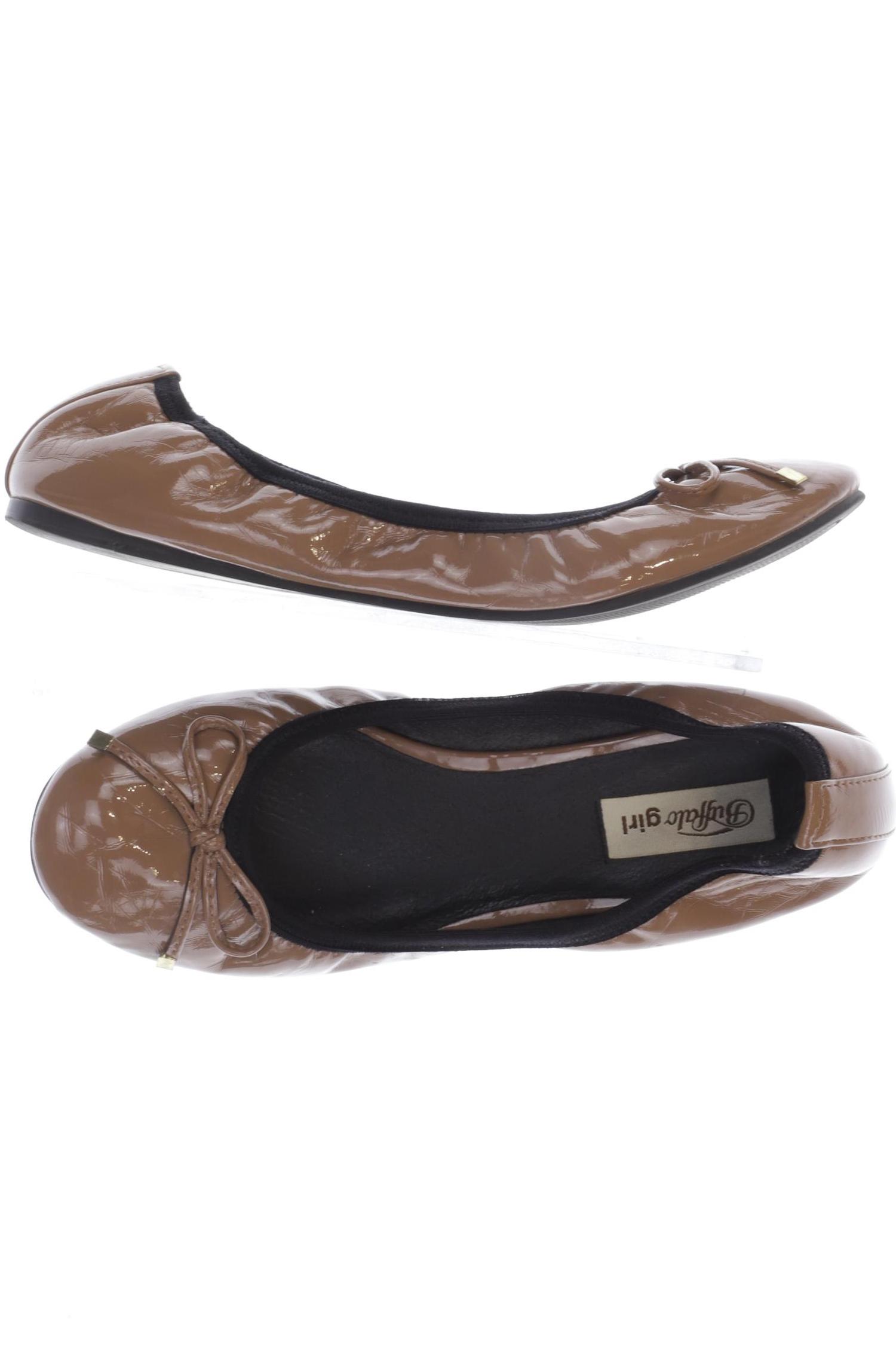 

Buffalo London Damen Ballerinas, braun, Gr. 38