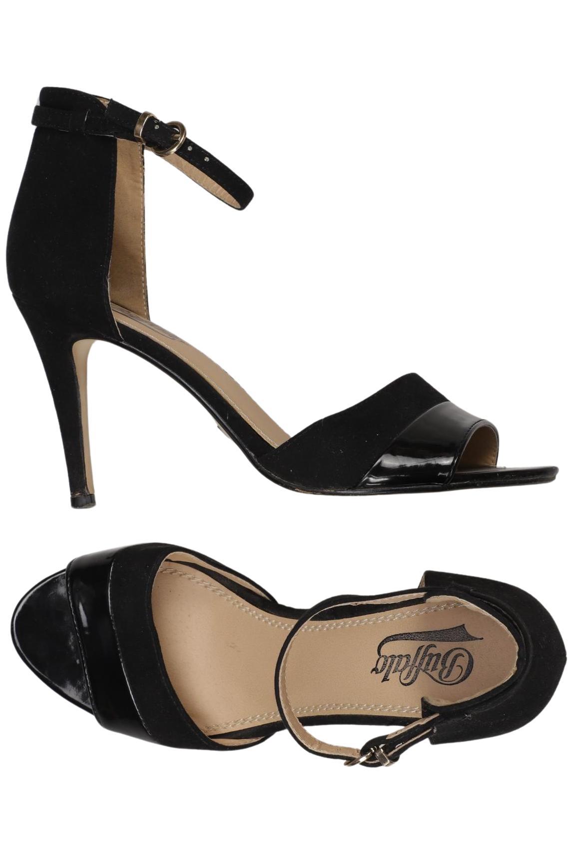 

Buffalo London Damen Sandale, schwarz, Gr. 40