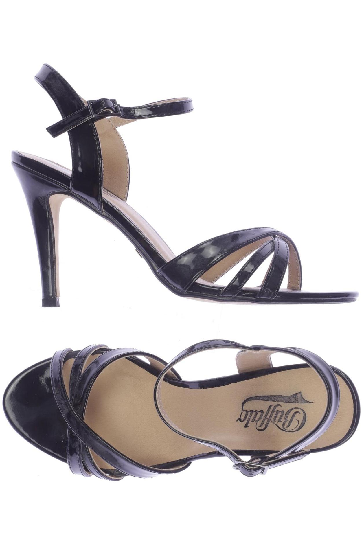 

Buffalo London Damen Sandale, schwarz, Gr. 38