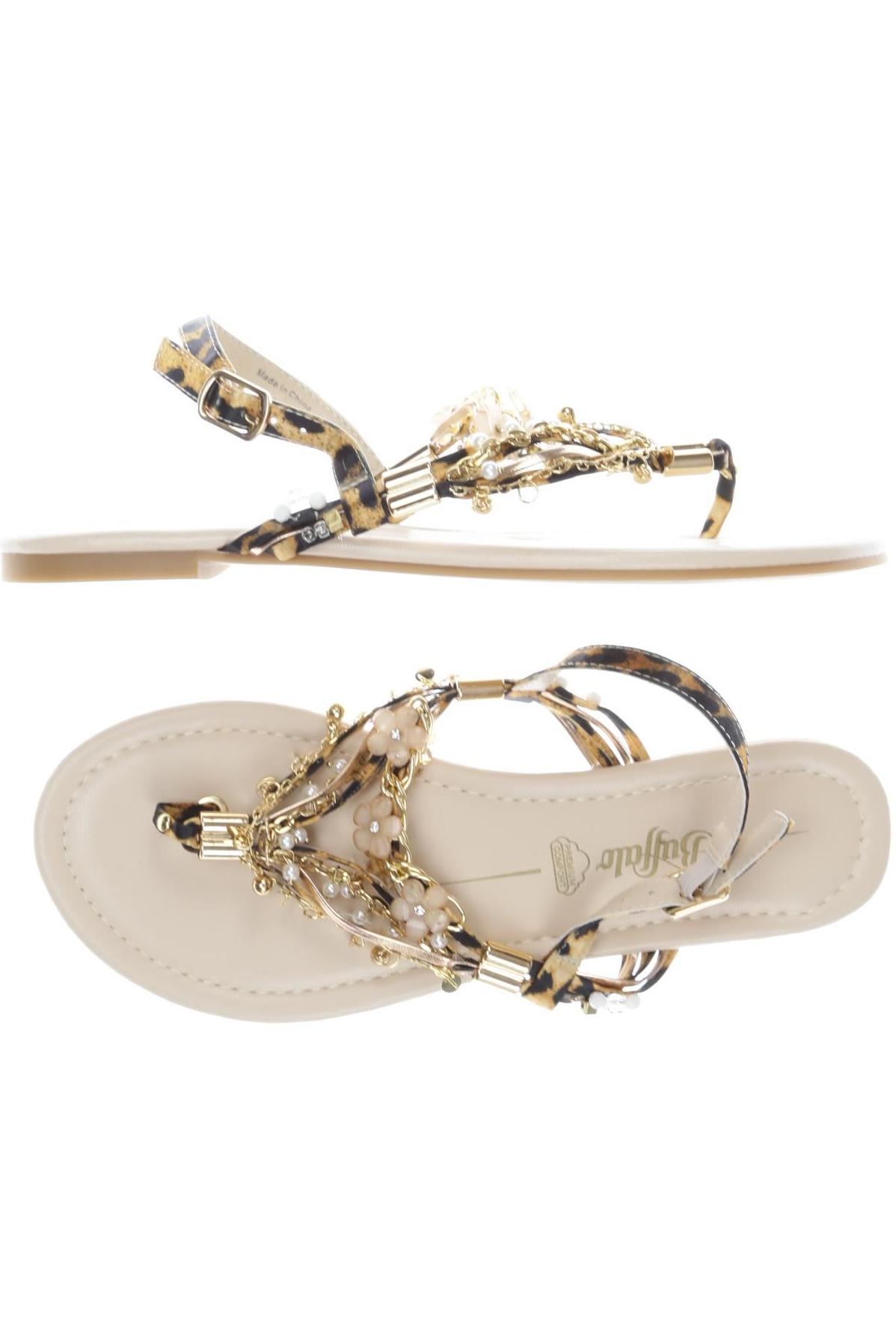 

Buffalo London Damen Sandale, beige, Gr. 37