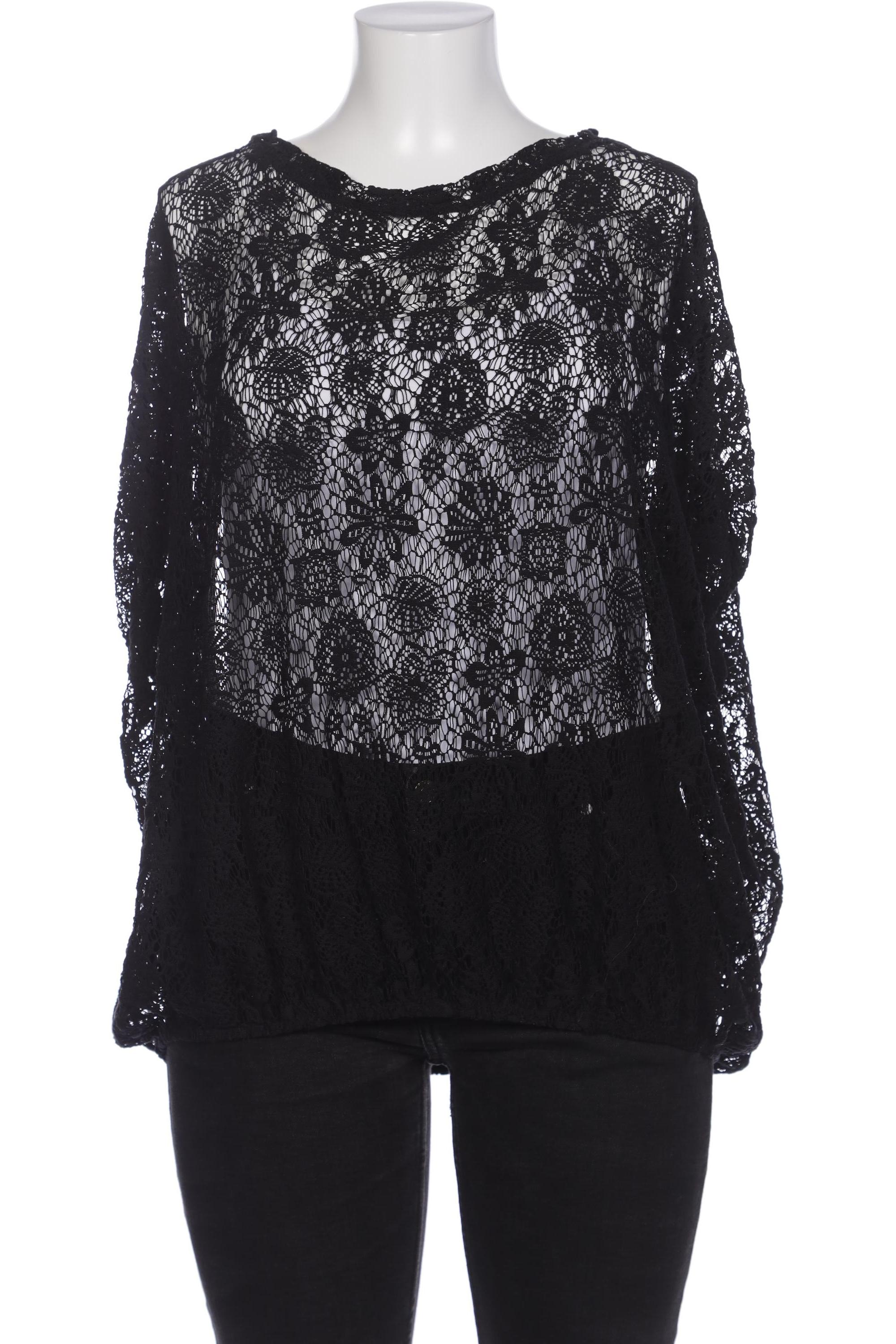 

Buffalo London Damen Bluse, schwarz, Gr. 46