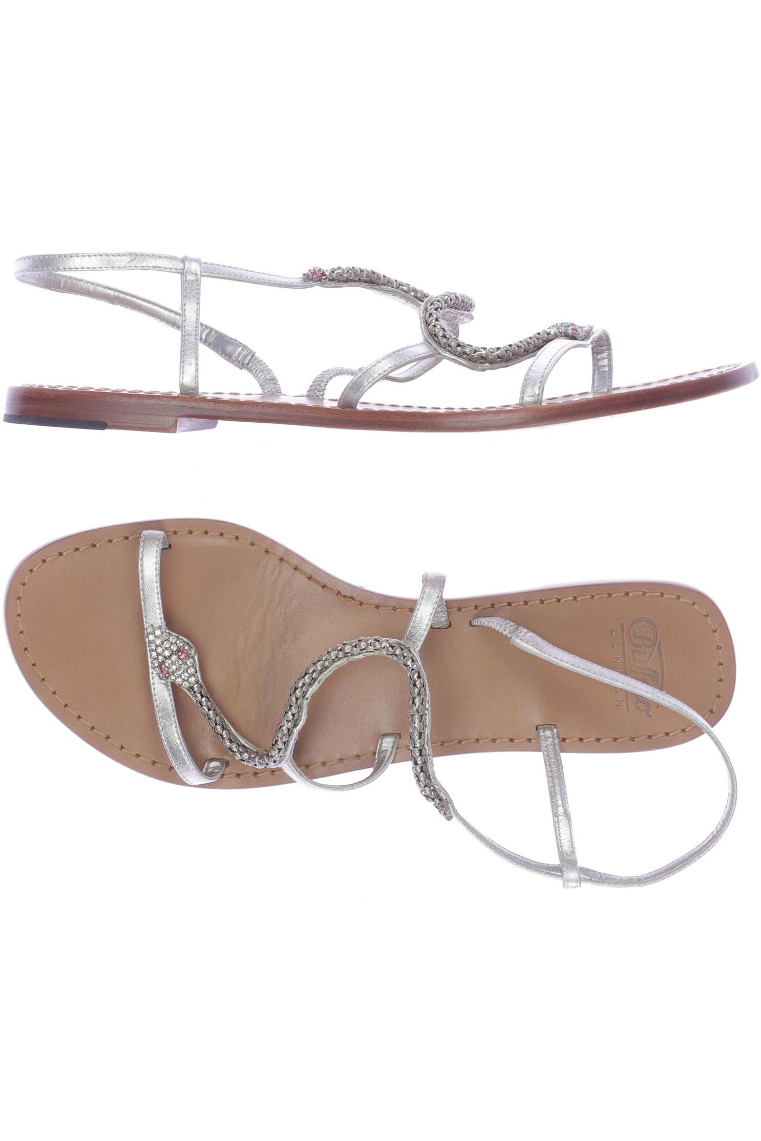 

Buffalo London Damen Sandale, silber, Gr. 39