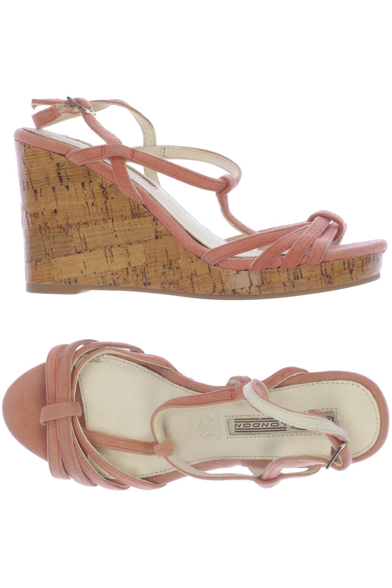 

Buffalo London Damen Sandale, orange, Gr. 38