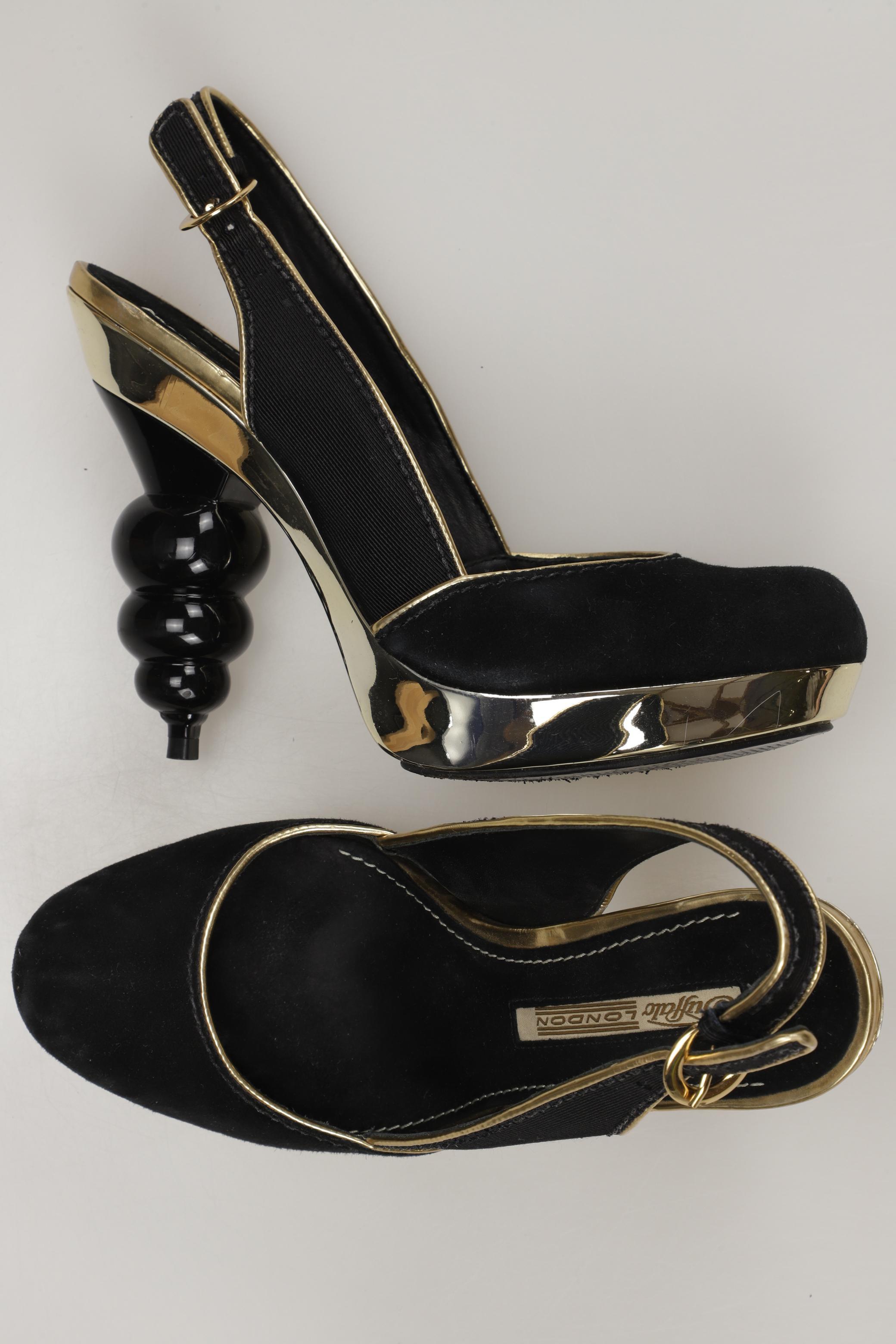 

Buffalo London Damen Sandale, schwarz, Gr. 39