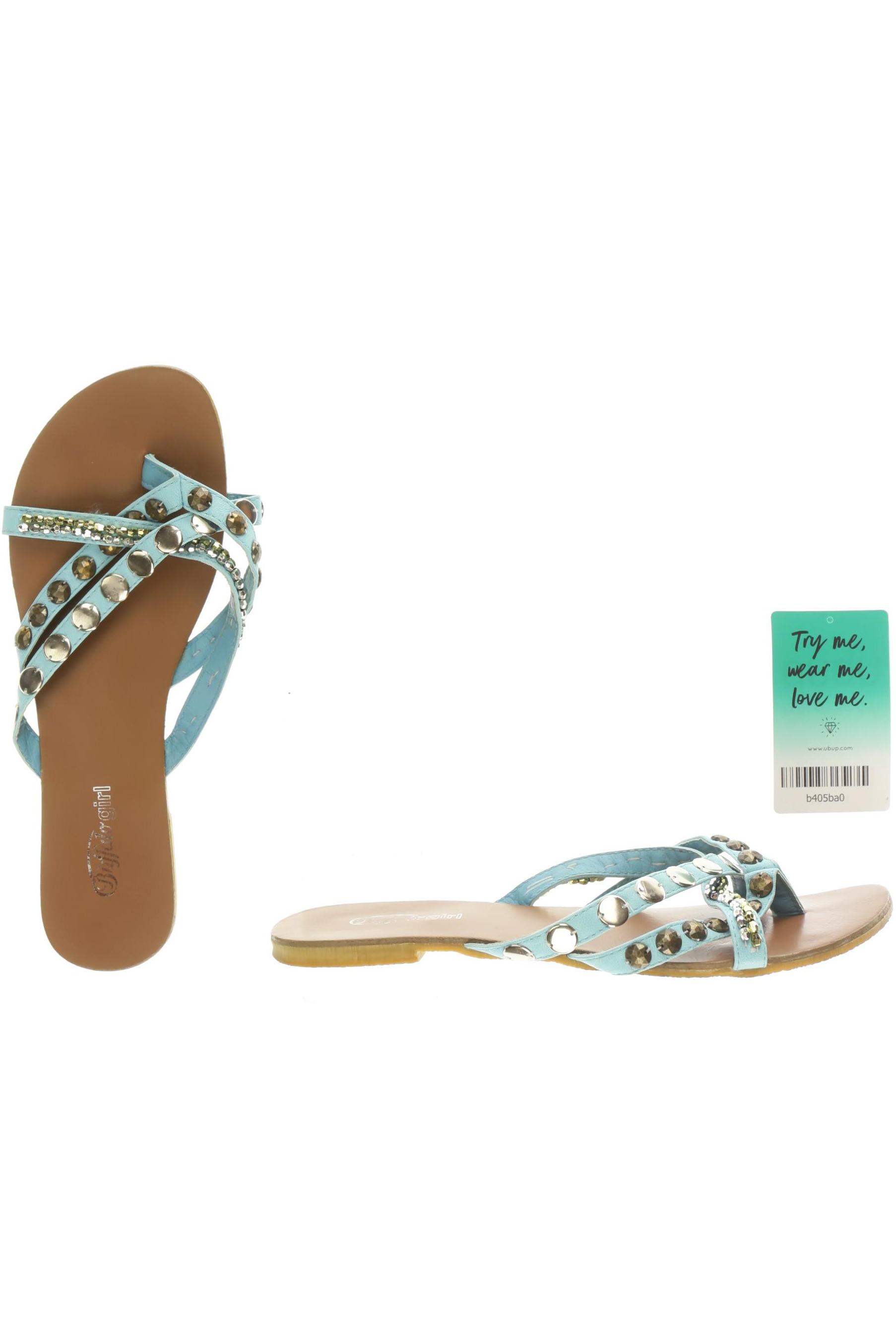 

Buffalo London Damen Sandale, blau, Gr. 37