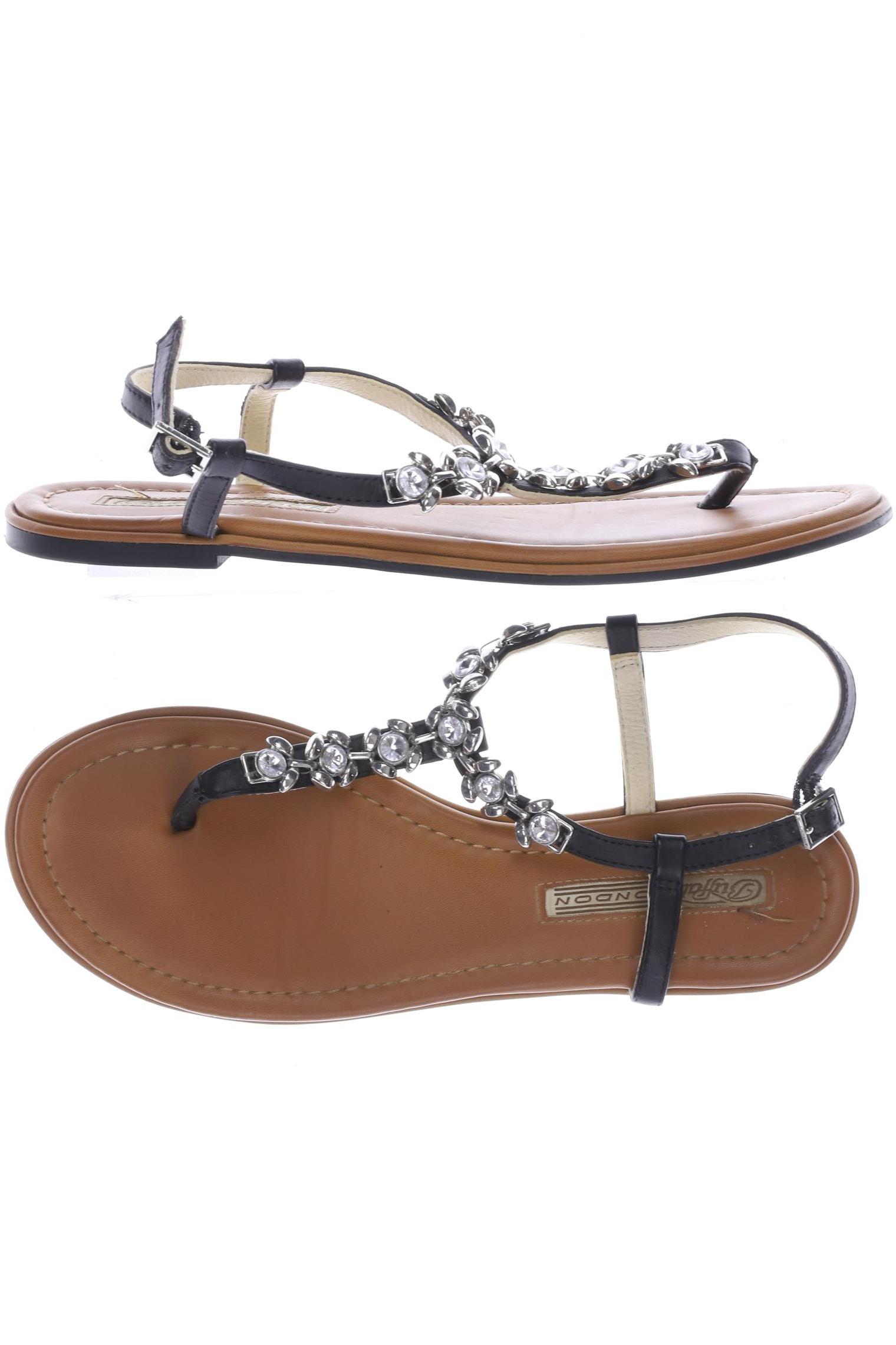 

Buffalo LONDON Damen Sandale, schwarz