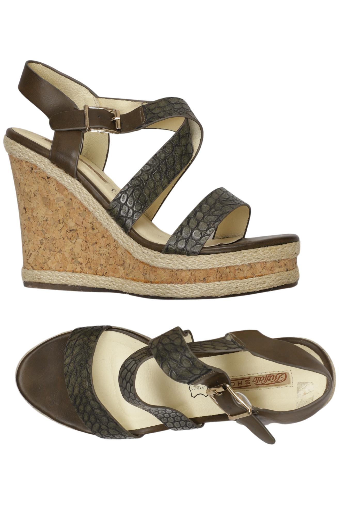 

Buffalo London Damen Sandale, braun, Gr. 41