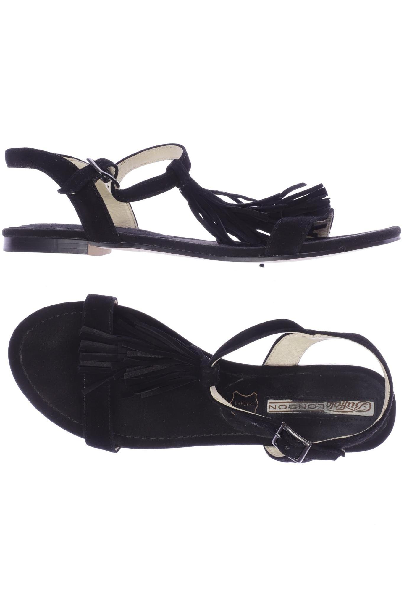 

Buffalo London Damen Sandale, schwarz, Gr. 37