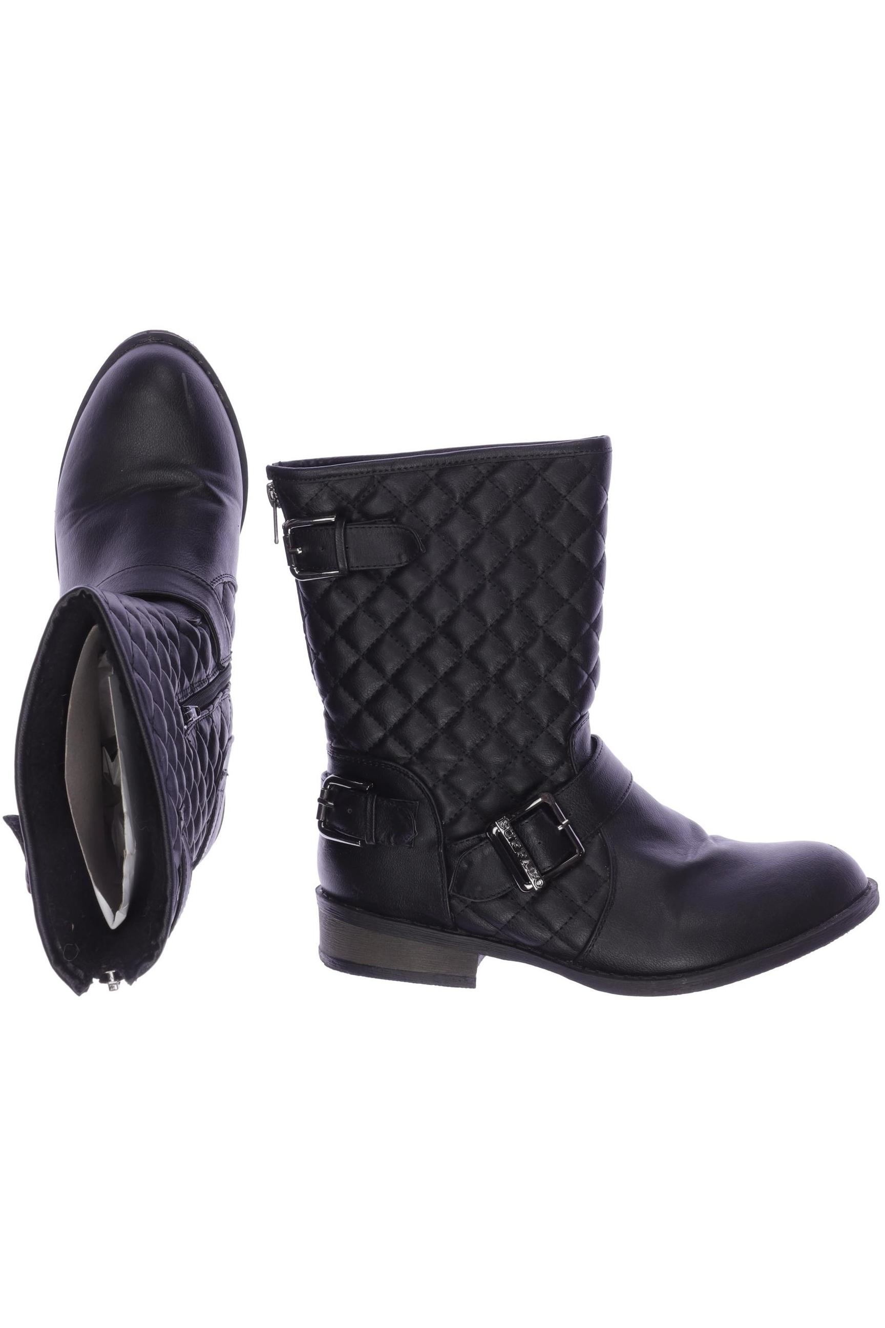 

Buffalo London Damen Stiefelette, schwarz, Gr. 39
