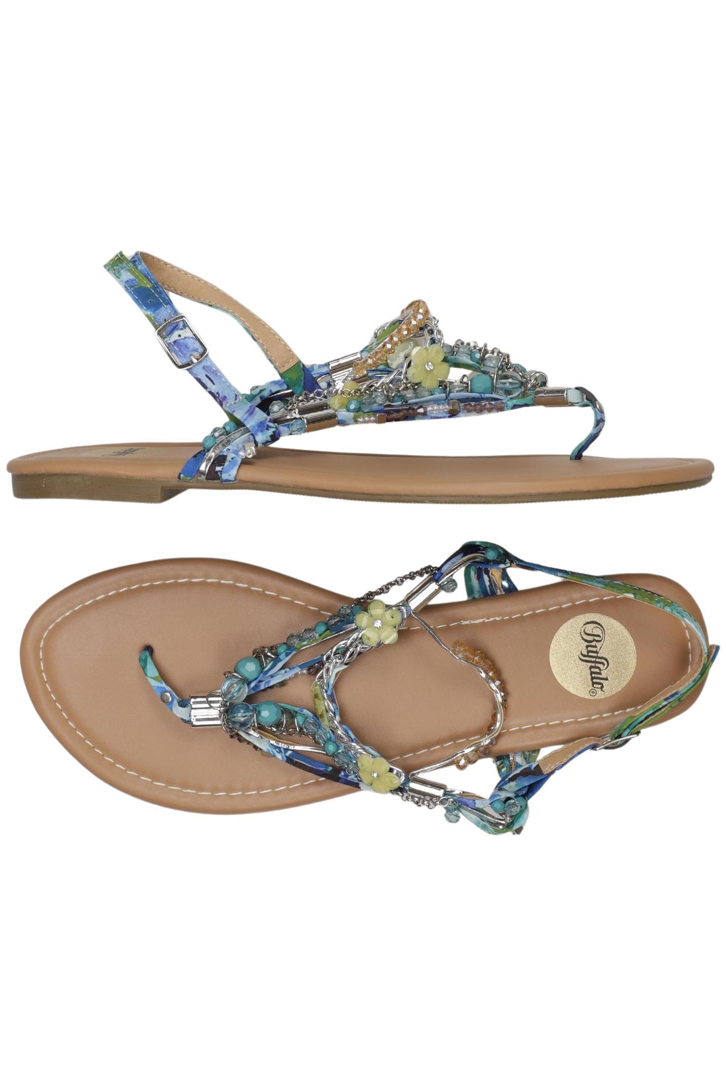 

Buffalo London Damen Sandale, blau, Gr. 40