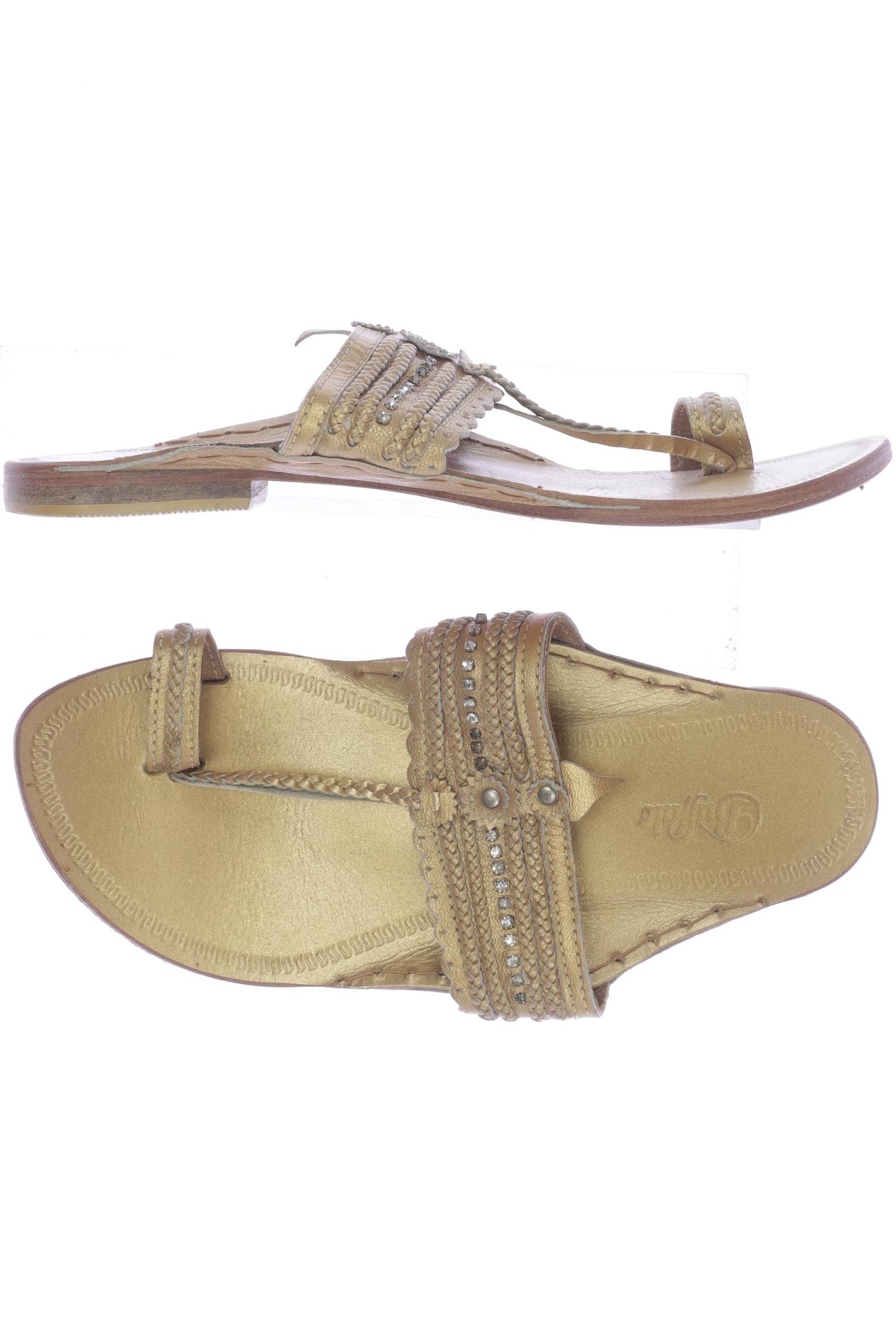 

Buffalo London Damen Sandale, gold, Gr. 36