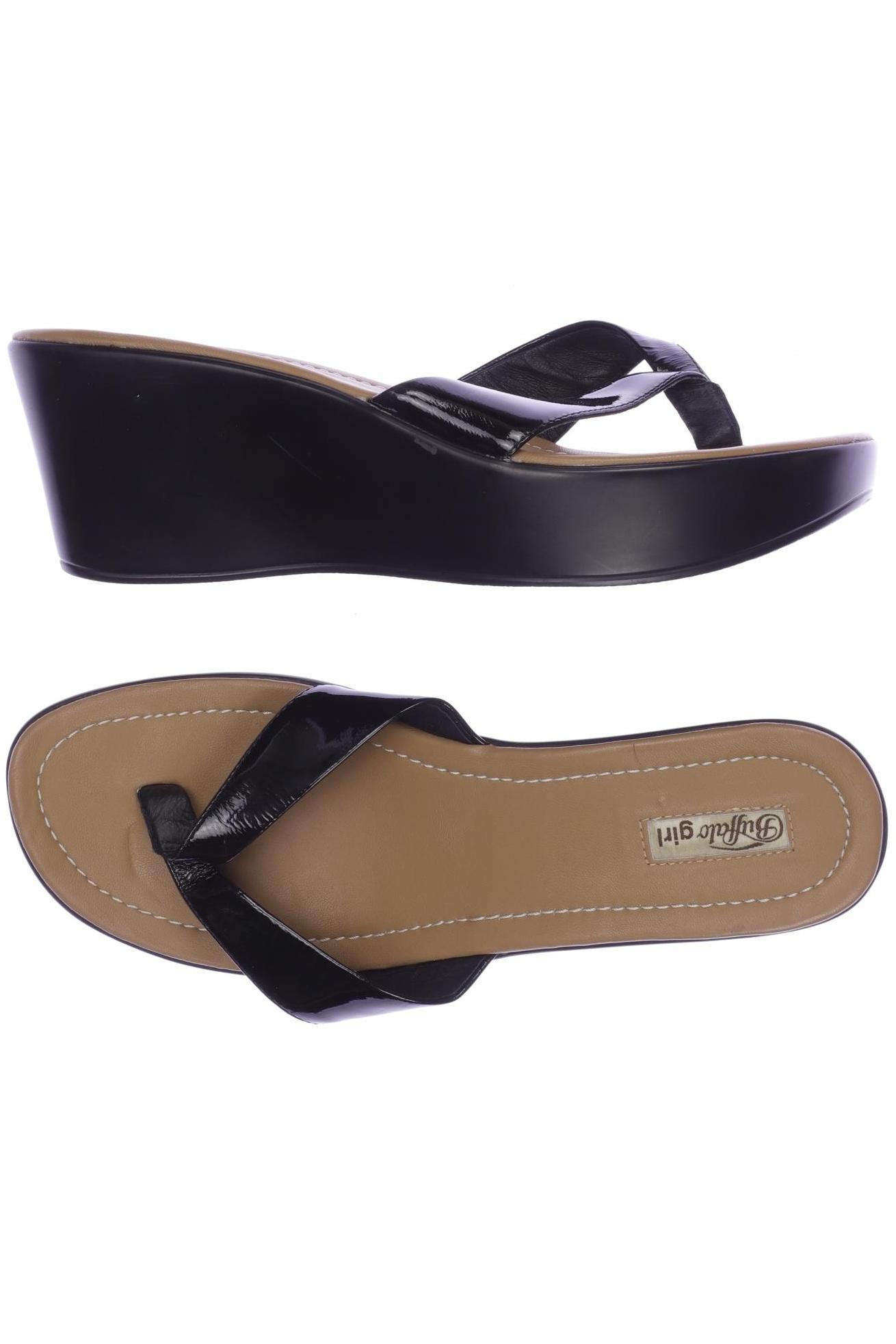 

Buffalo London Damen Sandale, schwarz, Gr. 41