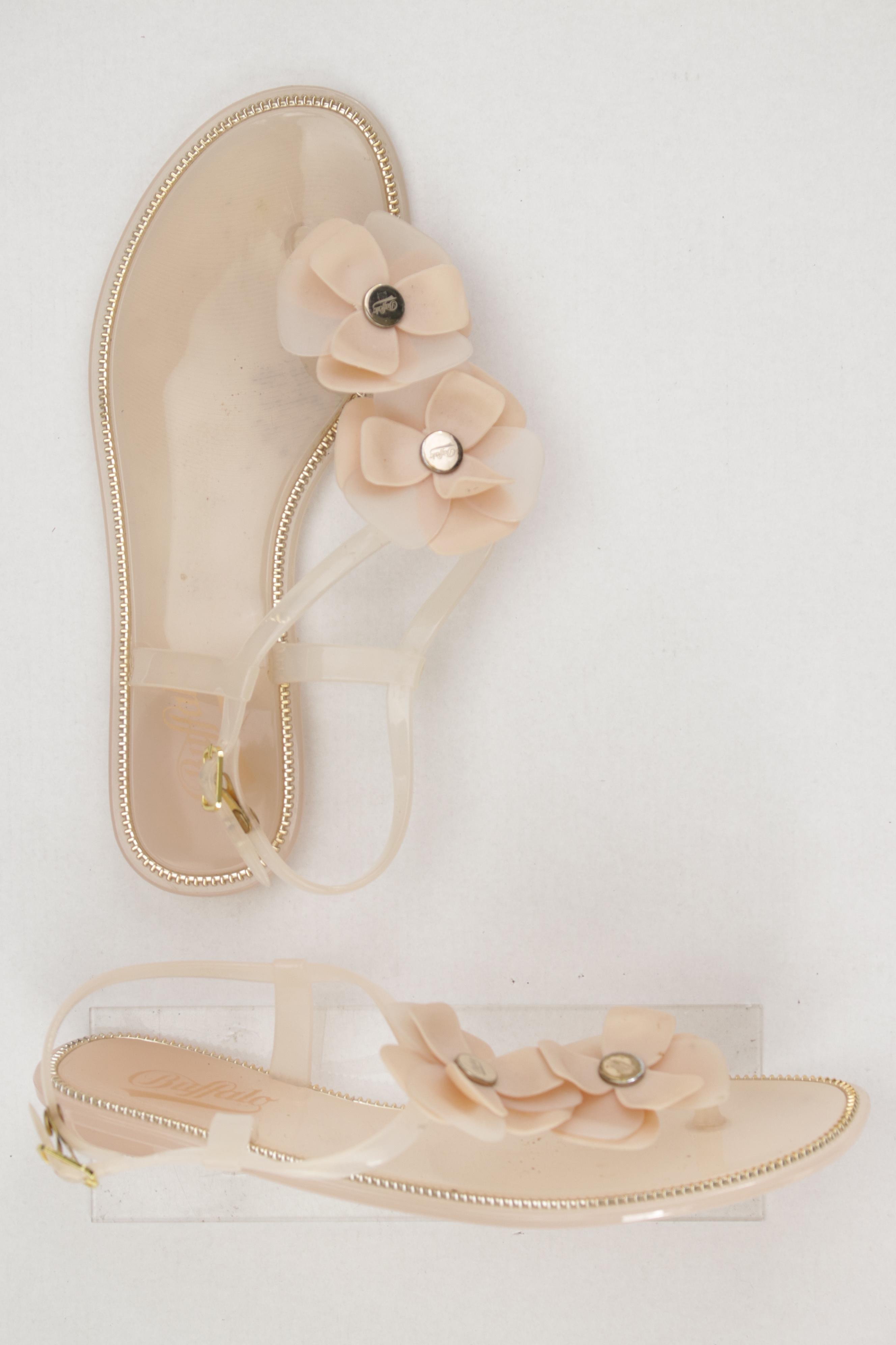 

Buffalo London Damen Sandale, beige, Gr. 38