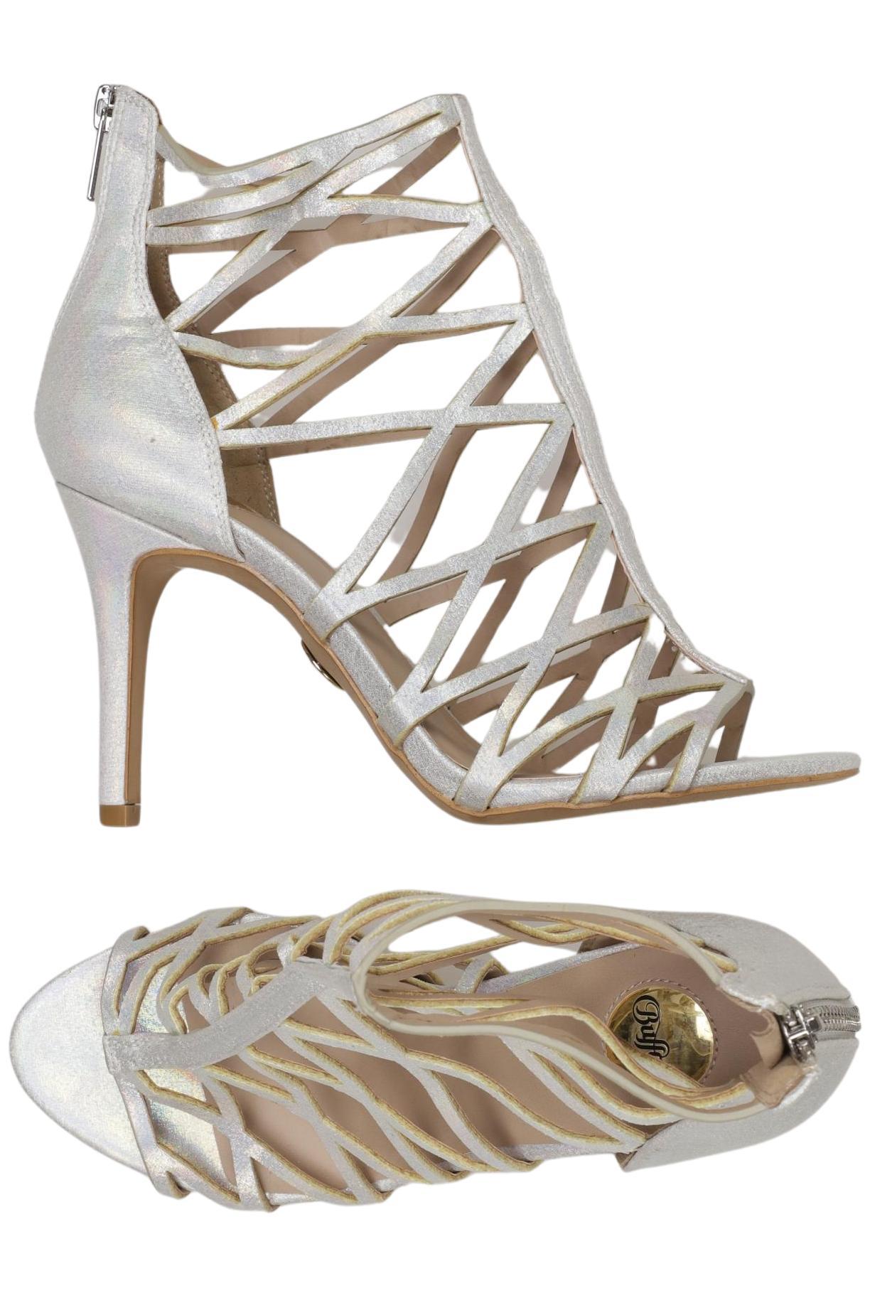 

Buffalo London Damen Sandale, silber, Gr. 38