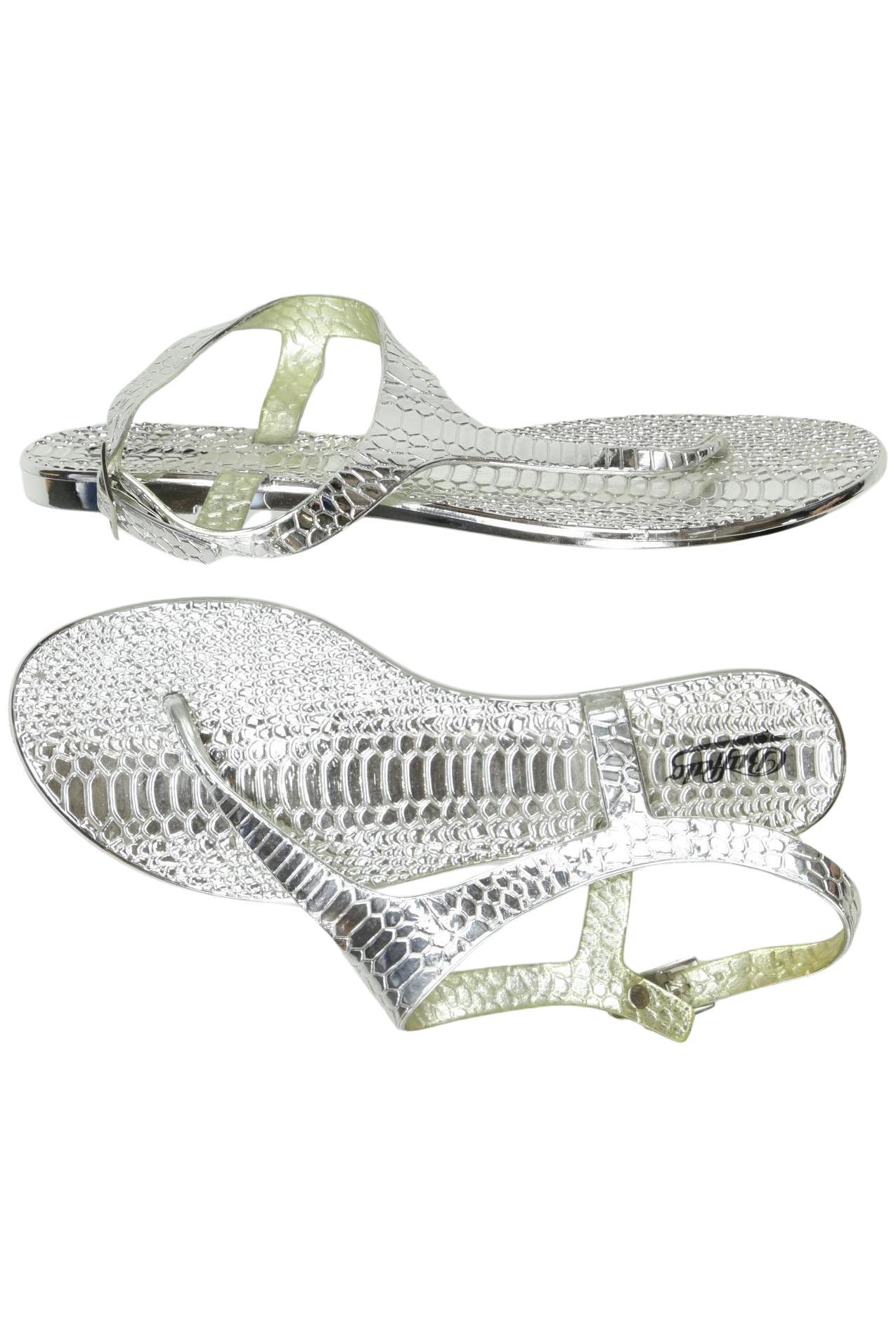 

Buffalo London Damen Sandale, silber, Gr. 41