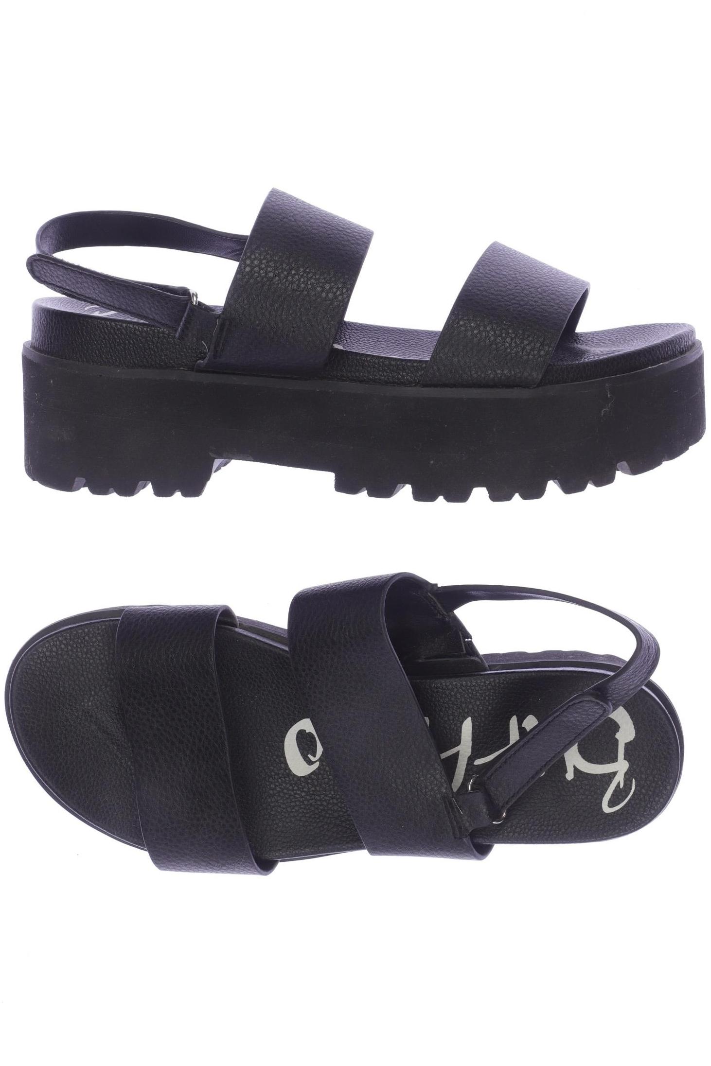 

Buffalo London Damen Sandale, schwarz, Gr. 39