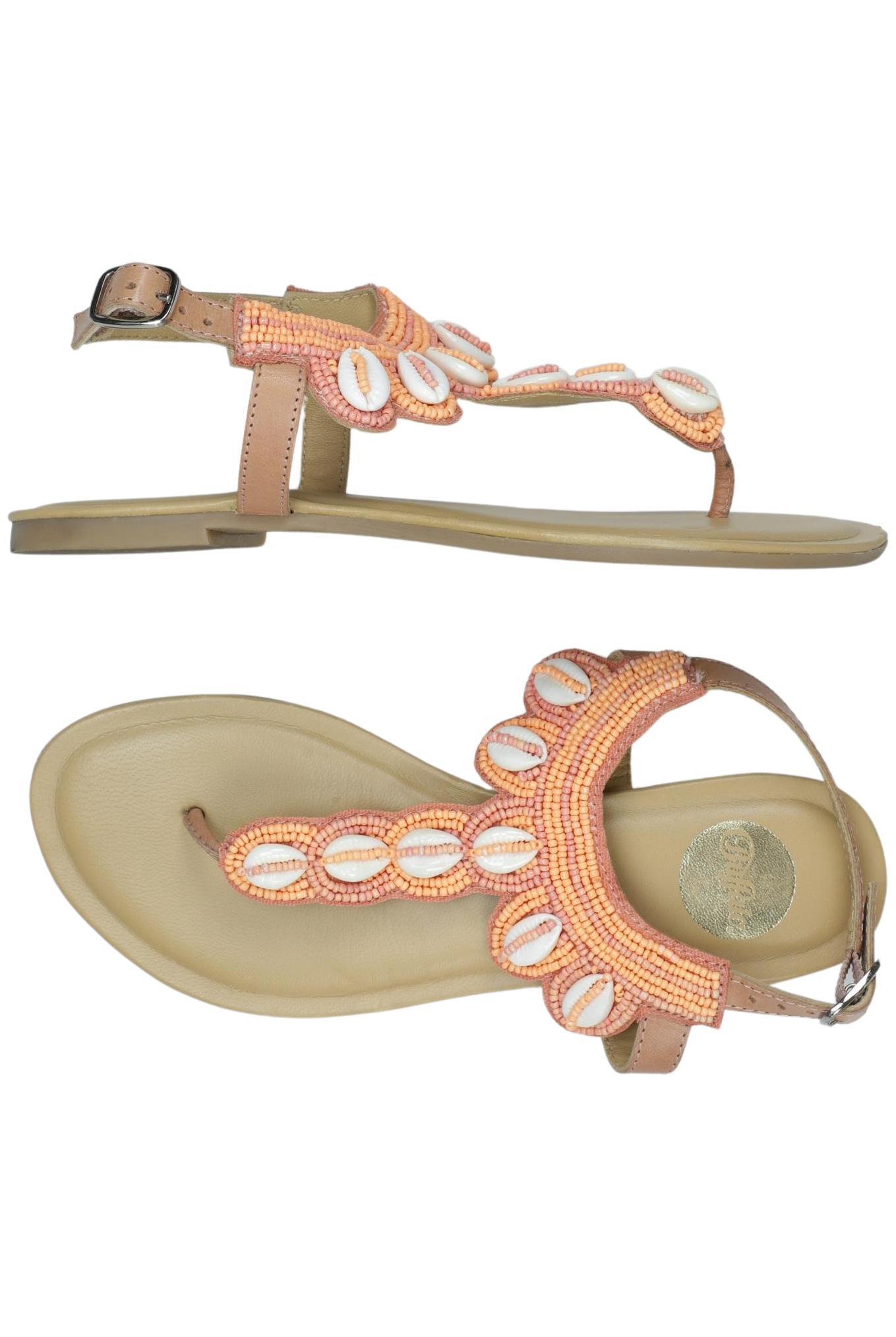 

Buffalo London Damen Sandale, orange, Gr. 36