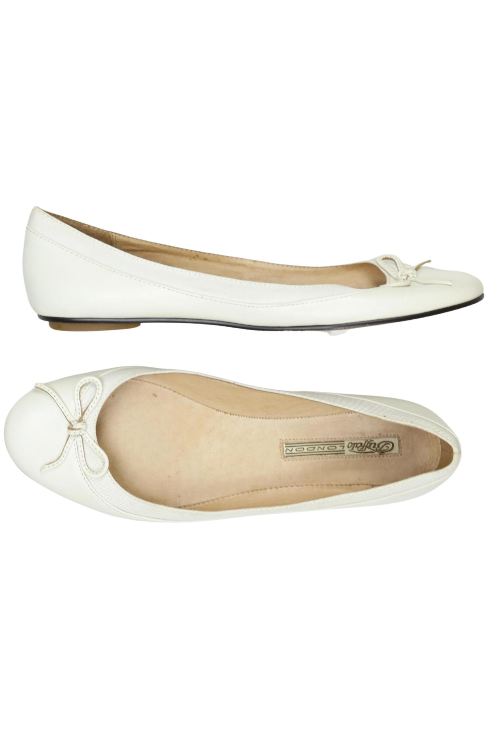 

Buffalo London Damen Ballerinas, weiß, Gr. 37