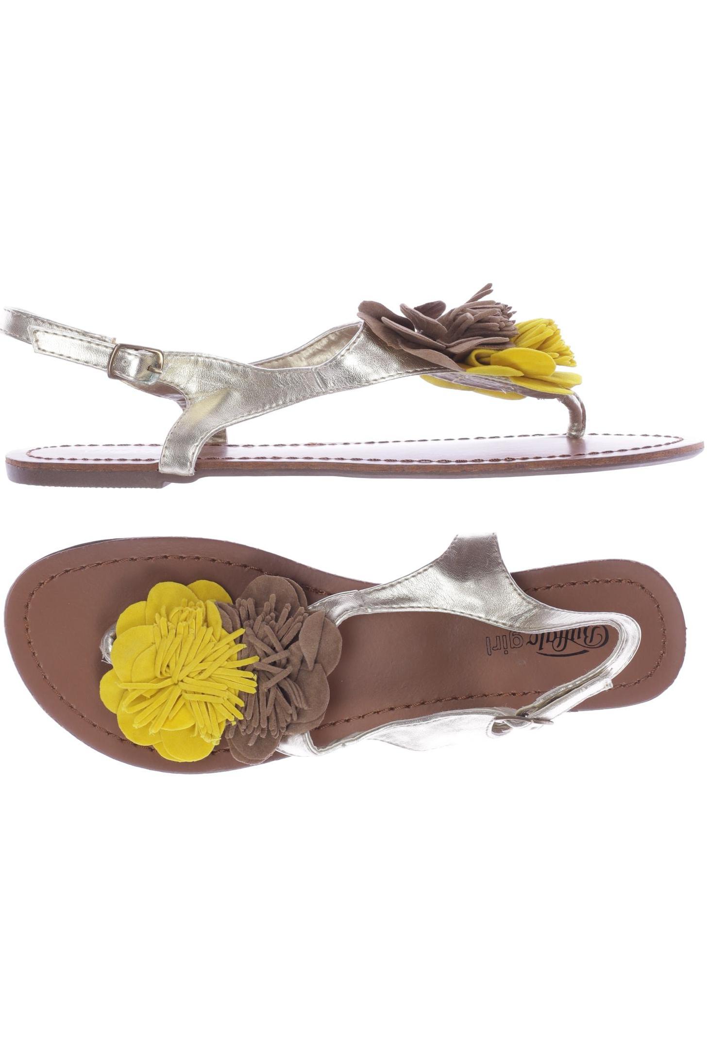 

Buffalo London Damen Sandale, gold, Gr. 39